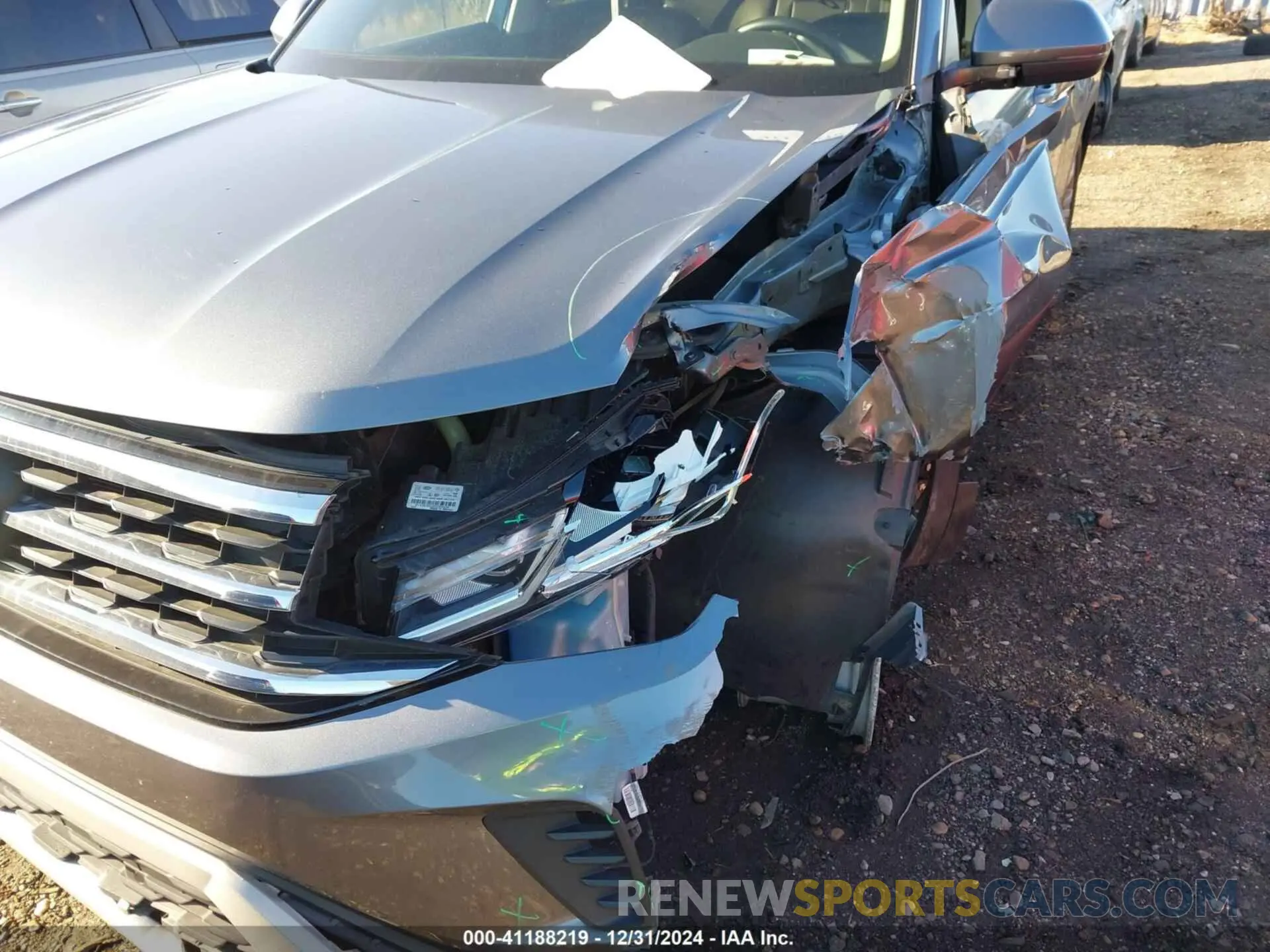 6 fotografías del automóvil dañado 1V2WR2CA6MC553626 VOLKSWAGEN ATLAS 2021