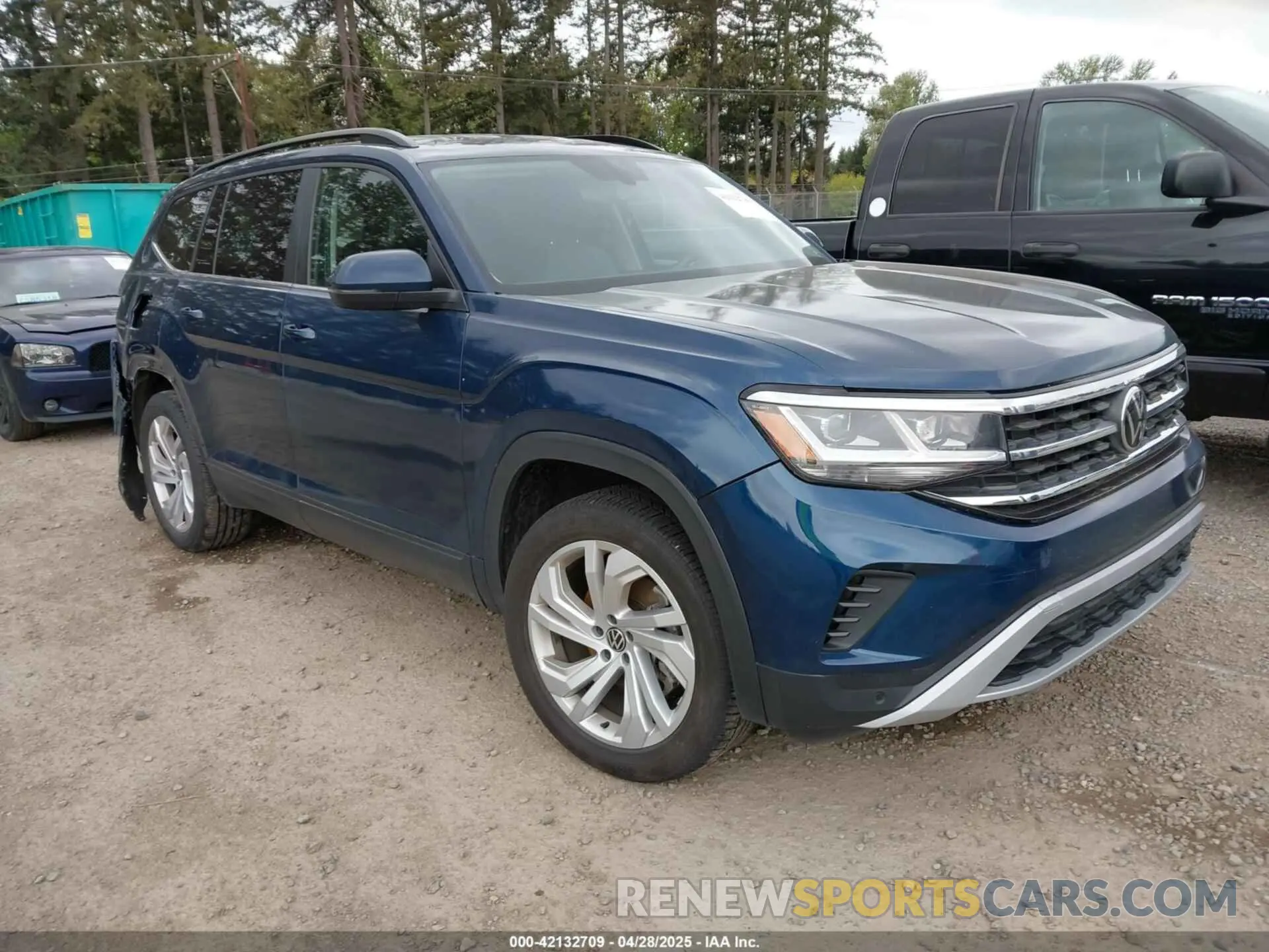 1 fotografías del automóvil dañado 1V2WR2CA7MC568779 VOLKSWAGEN ATLAS 2021