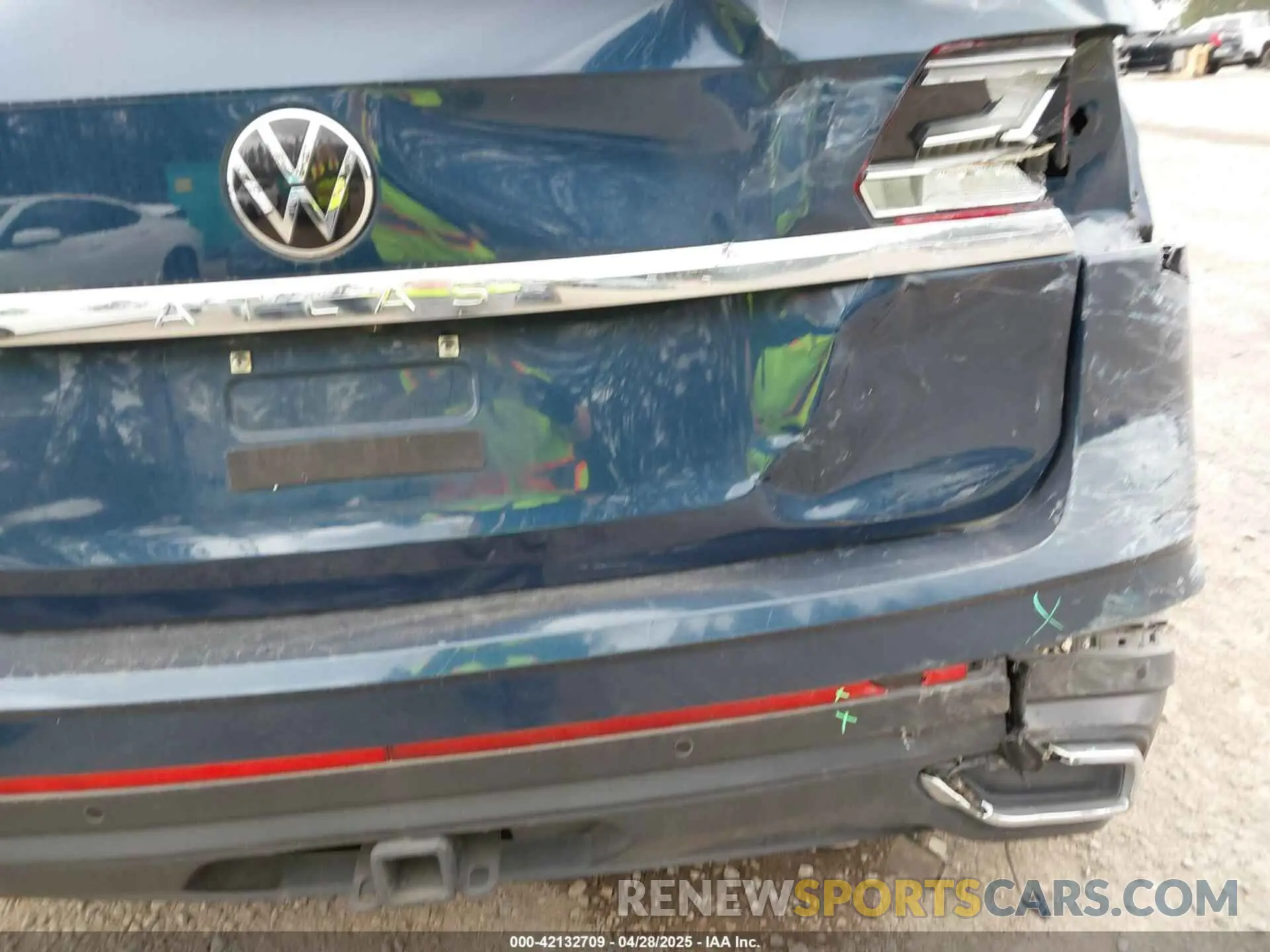 18 fotografías del automóvil dañado 1V2WR2CA7MC568779 VOLKSWAGEN ATLAS 2021