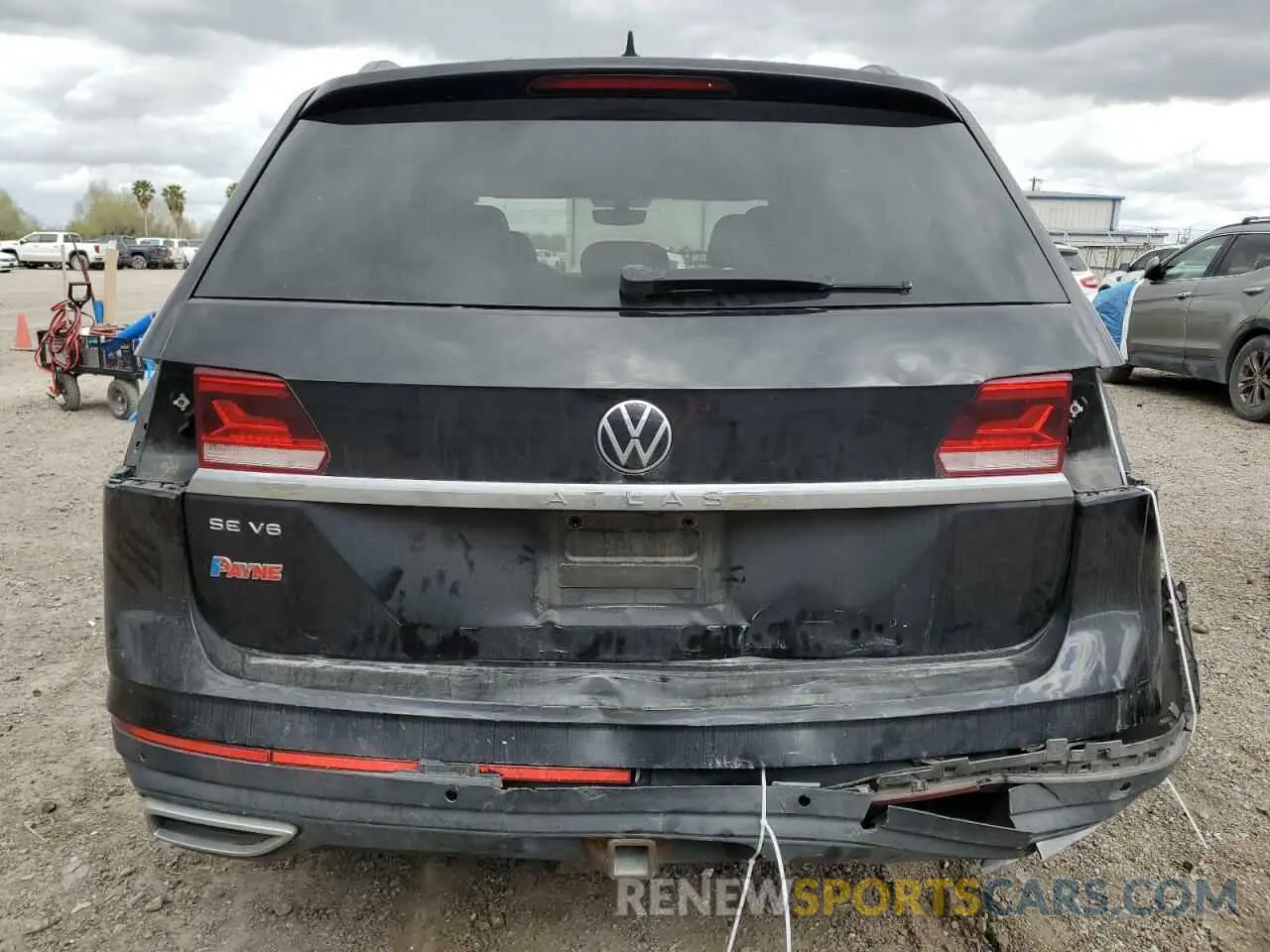 6 fotografías del automóvil dañado 1V2WR2CA8MC537427 VOLKSWAGEN ATLAS 2021