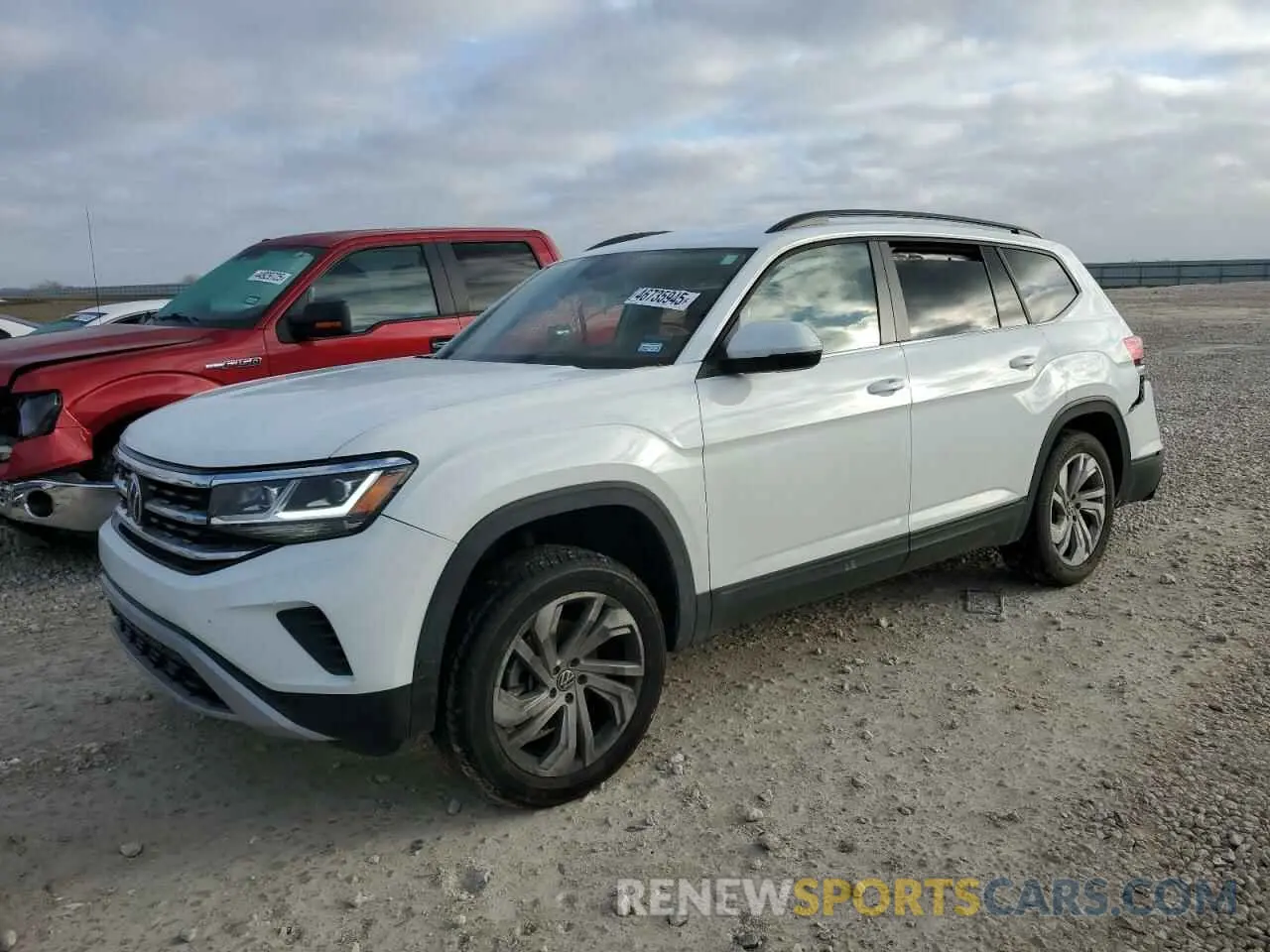 1 fotografías del automóvil dañado 1V2WR2CA8MC568760 VOLKSWAGEN ATLAS 2021