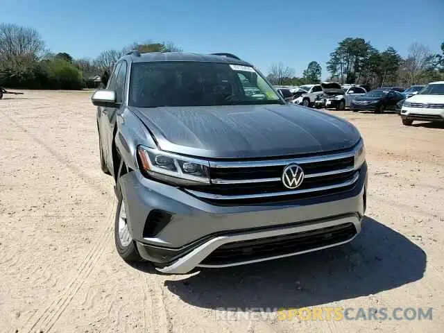 12 fotografías del automóvil dañado 1V2WR2CA8MC578236 VOLKSWAGEN ATLAS 2021