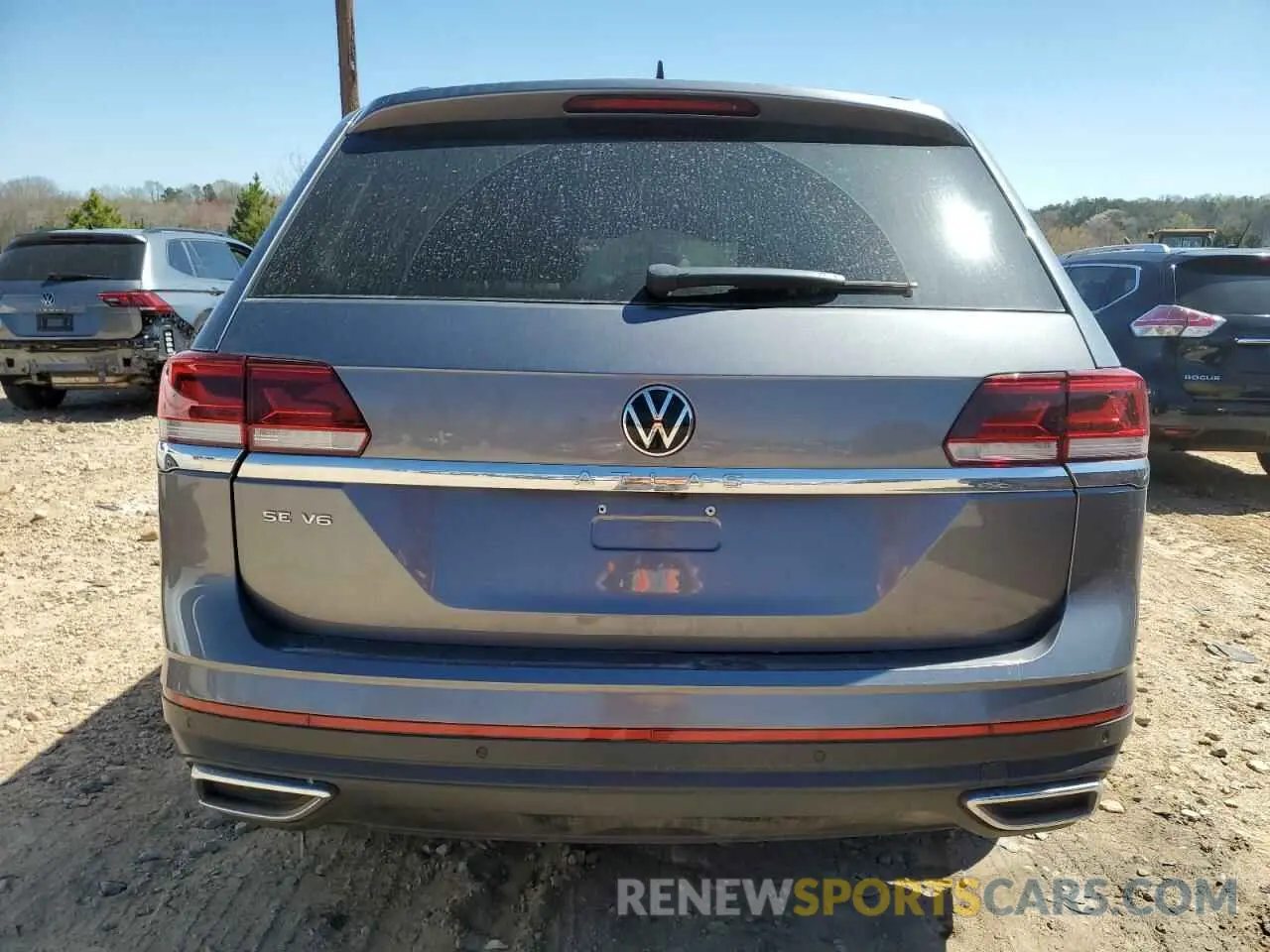 6 fotografías del automóvil dañado 1V2WR2CA8MC578236 VOLKSWAGEN ATLAS 2021