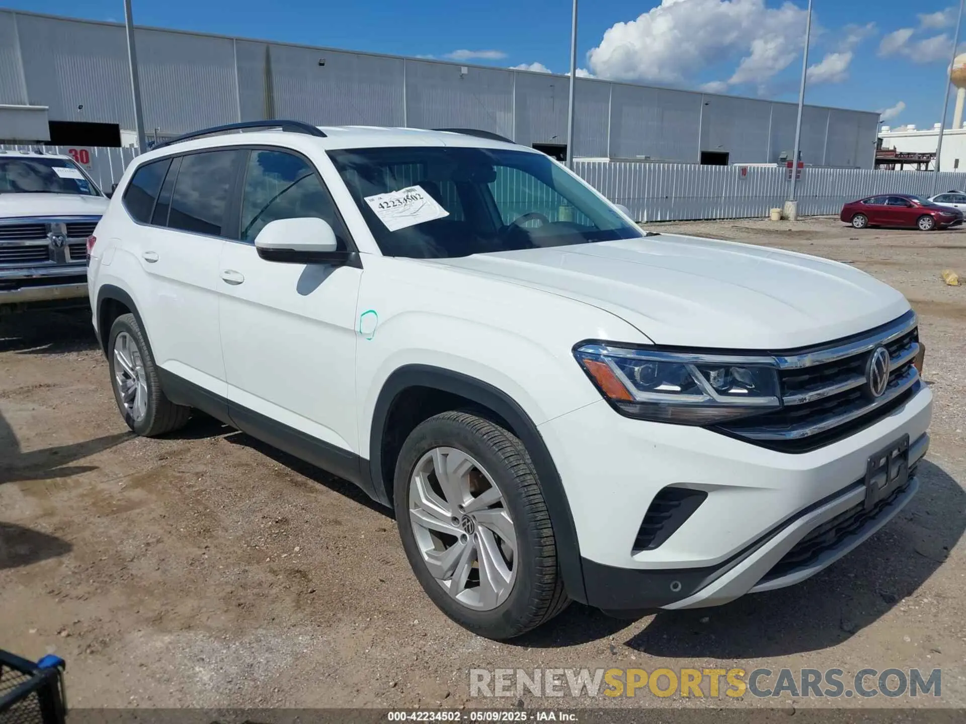 1 fotografías del automóvil dañado 1V2WR2CA9MC585700 VOLKSWAGEN ATLAS 2021