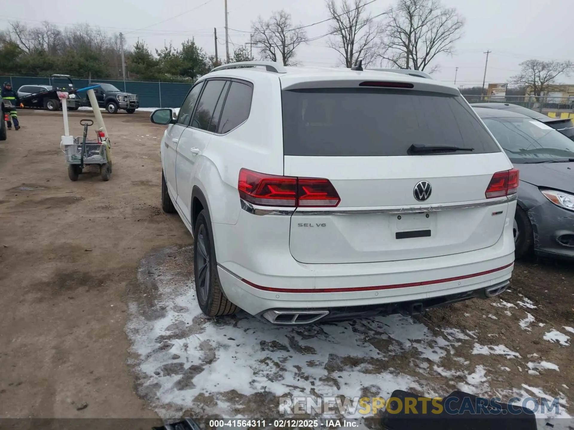 3 fotografías del automóvil dañado 1V2AR2CA0NC507334 VOLKSWAGEN ATLAS 2022