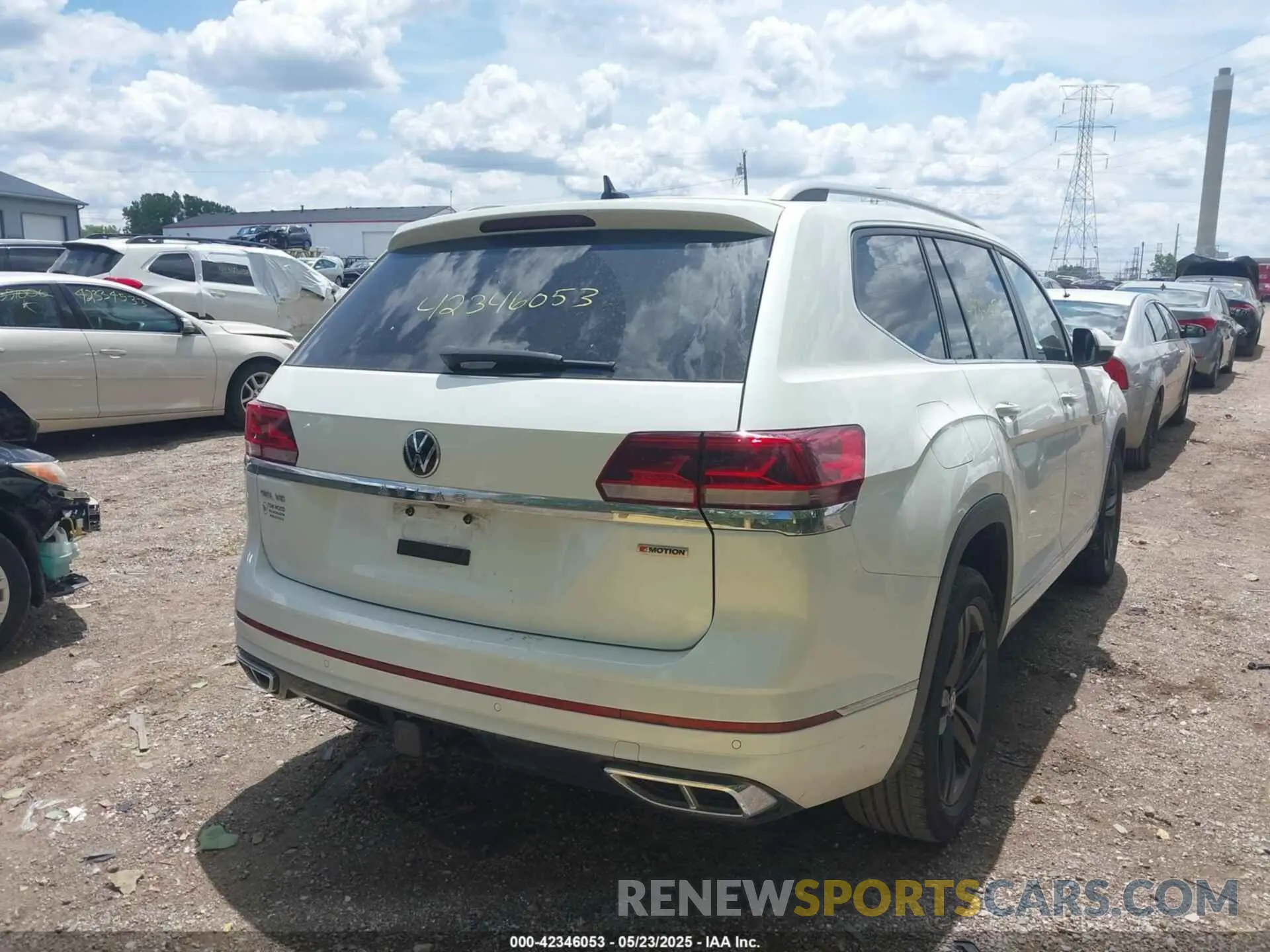 4 fotografías del automóvil dañado 1V2AR2CA2NC547804 VOLKSWAGEN ATLAS 2022