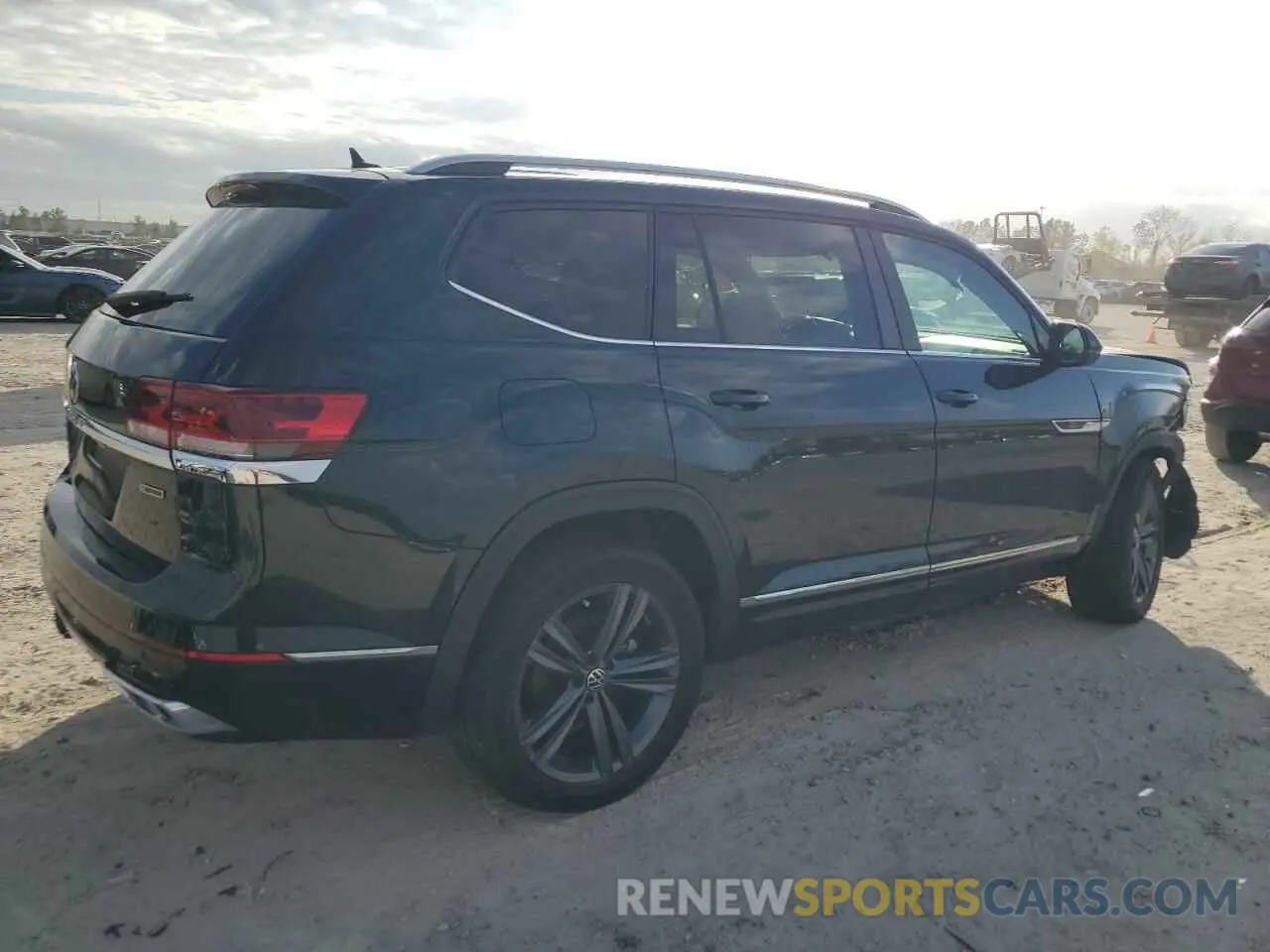 3 fotografías del automóvil dañado 1V2AR2CA3NC512284 VOLKSWAGEN ATLAS 2022