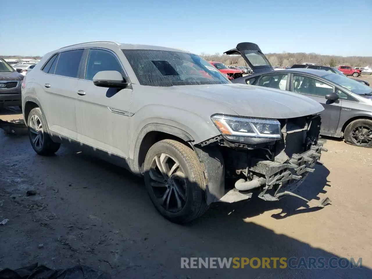 4 fotografías del automóvil dañado 1V2BC2CA9NC207880 VOLKSWAGEN ATLAS 2022
