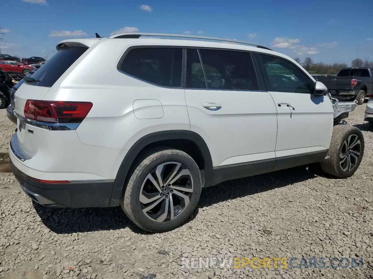 3 fotografías del automóvil dañado 1V2BP2CA6NC563112 VOLKSWAGEN ATLAS 2022