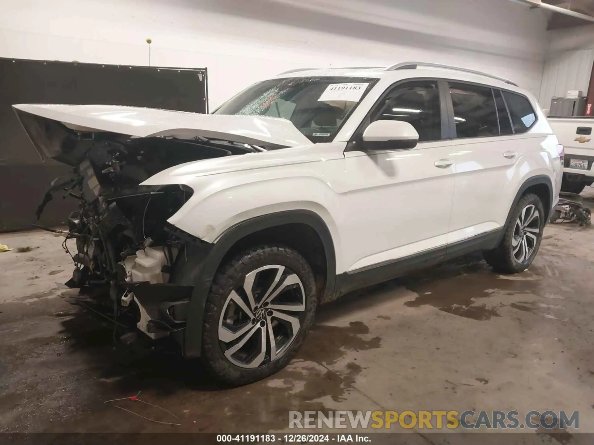 2 fotografías del automóvil dañado 1V2BP2CA8NC542889 VOLKSWAGEN ATLAS 2022