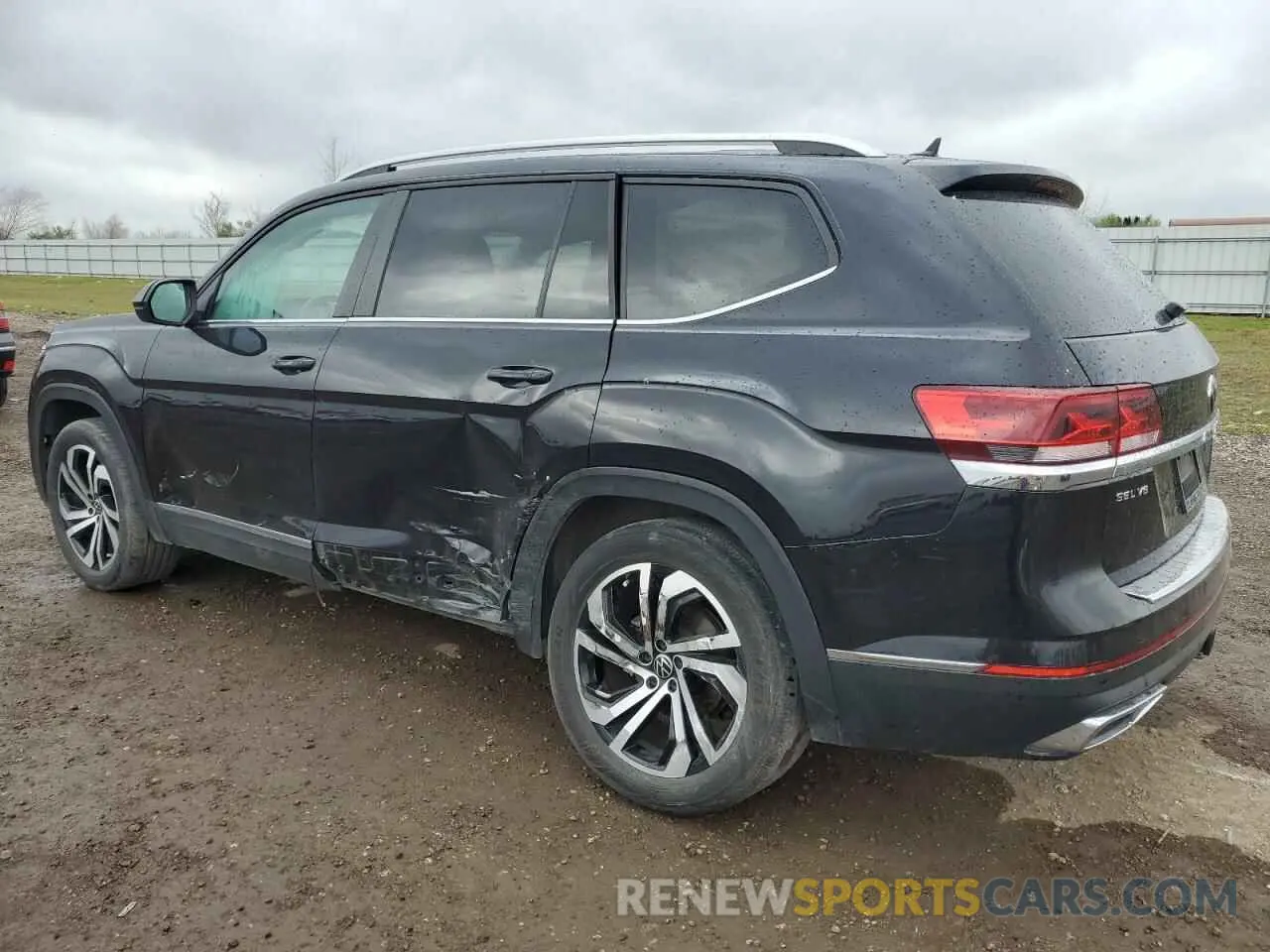 2 fotografías del automóvil dañado 1V2BR2CA7NC535488 VOLKSWAGEN ATLAS 2022