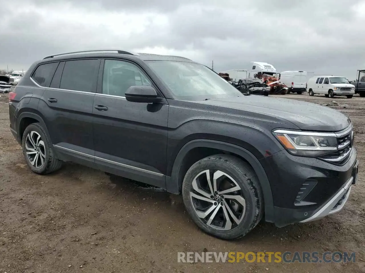 4 fotografías del automóvil dañado 1V2BR2CA7NC535488 VOLKSWAGEN ATLAS 2022