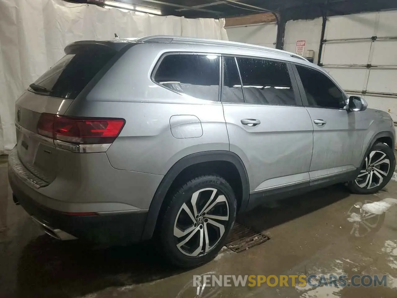 3 fotografías del automóvil dañado 1V2BR2CA7NC560441 VOLKSWAGEN ATLAS 2022