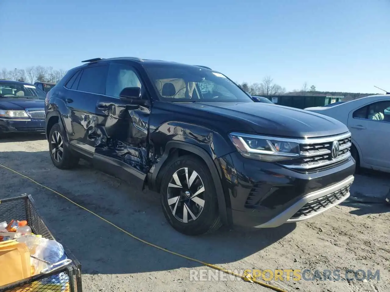 4 fotografías del automóvil dañado 1V2DC2CA6NC219879 VOLKSWAGEN ATLAS 2022