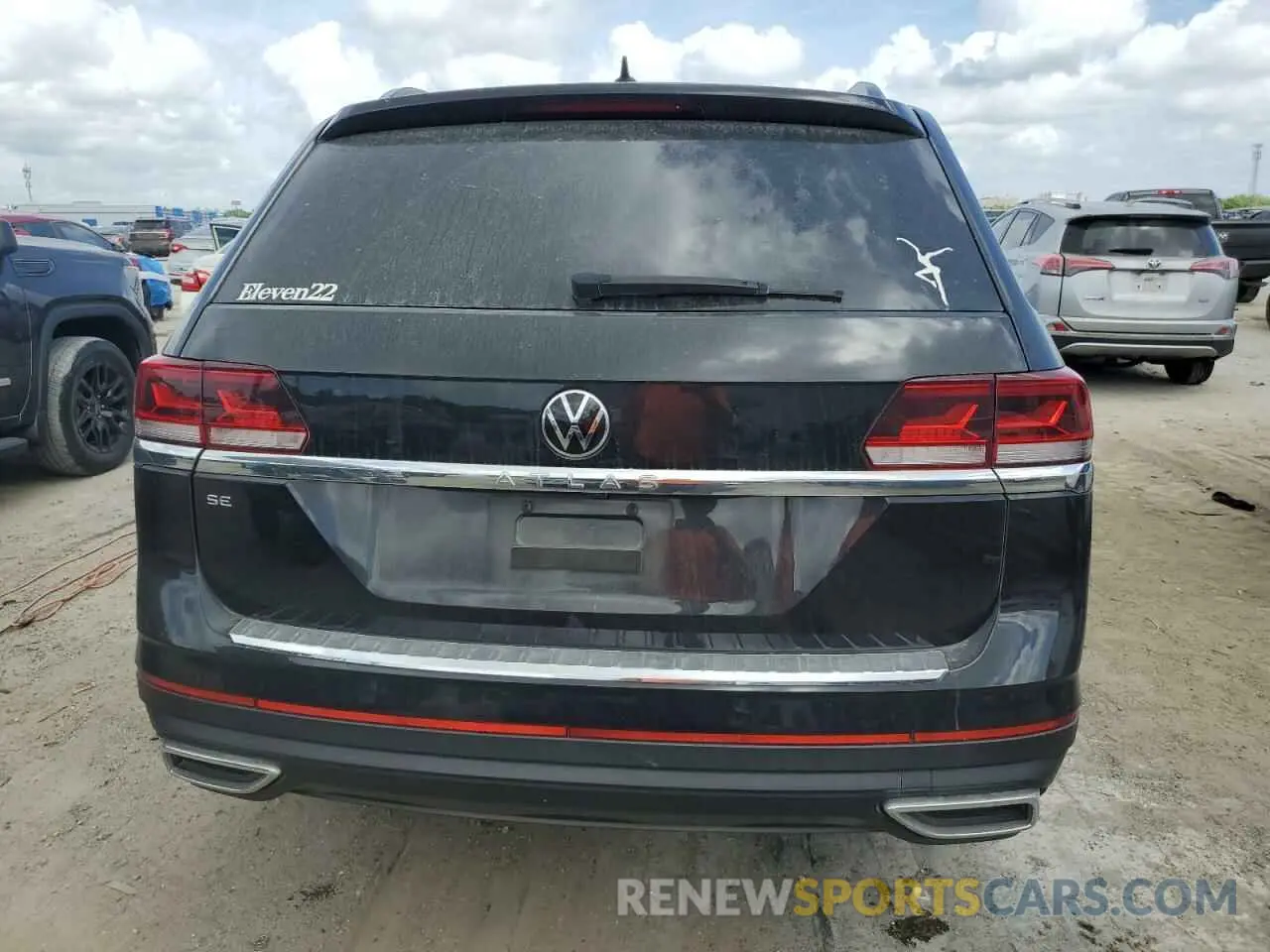 6 fotografías del automóvil dañado 1V2DP2CA2NC554450 VOLKSWAGEN ATLAS 2022