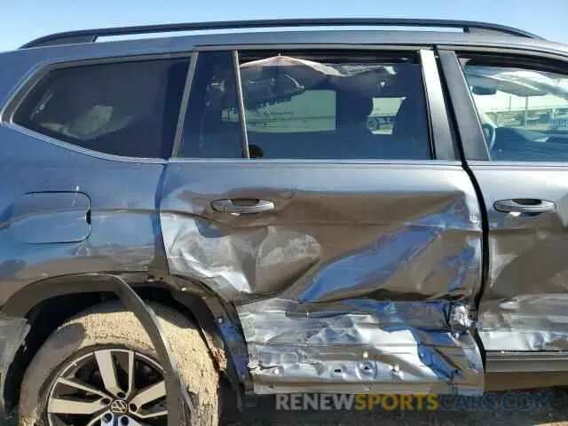 11 fotografías del automóvil dañado 1V2DP2CA6NC533553 VOLKSWAGEN ATLAS 2022