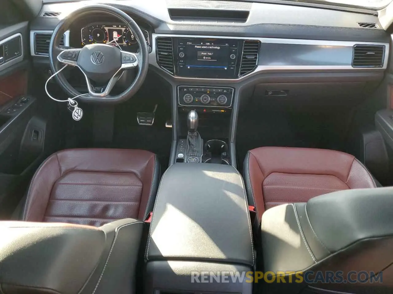 8 fotografías del automóvil dañado 1V2FE2CA1NC202037 VOLKSWAGEN ATLAS 2022