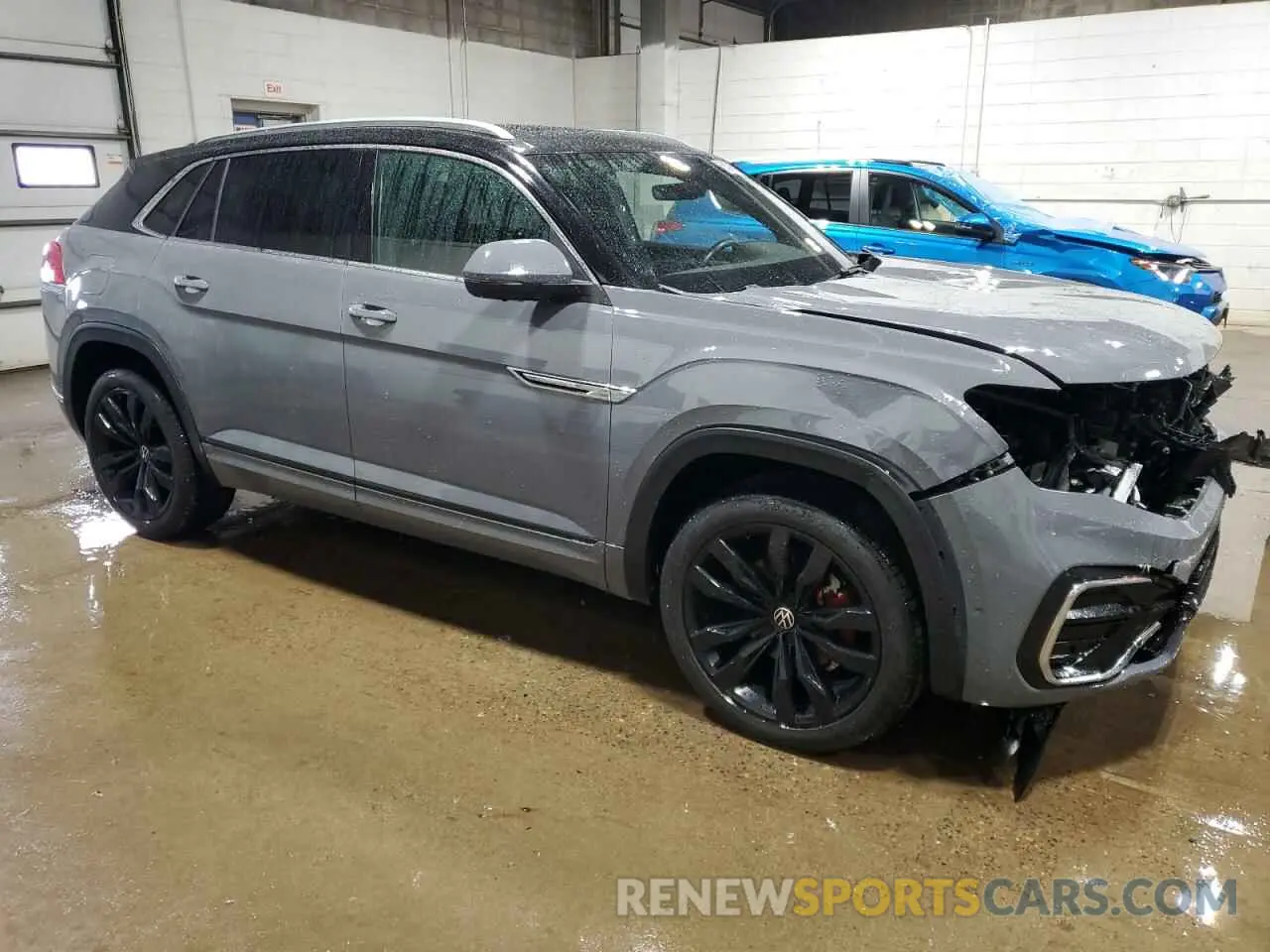 4 fotografías del automóvil dañado 1V2FE2CA3NC200838 VOLKSWAGEN ATLAS 2022