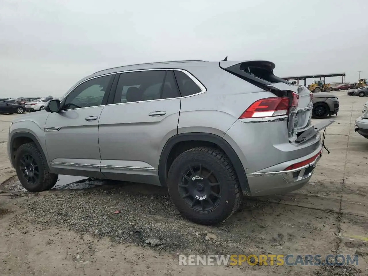 2 fotografías del automóvil dañado 1V2FE2CA9NC213092 VOLKSWAGEN ATLAS 2022