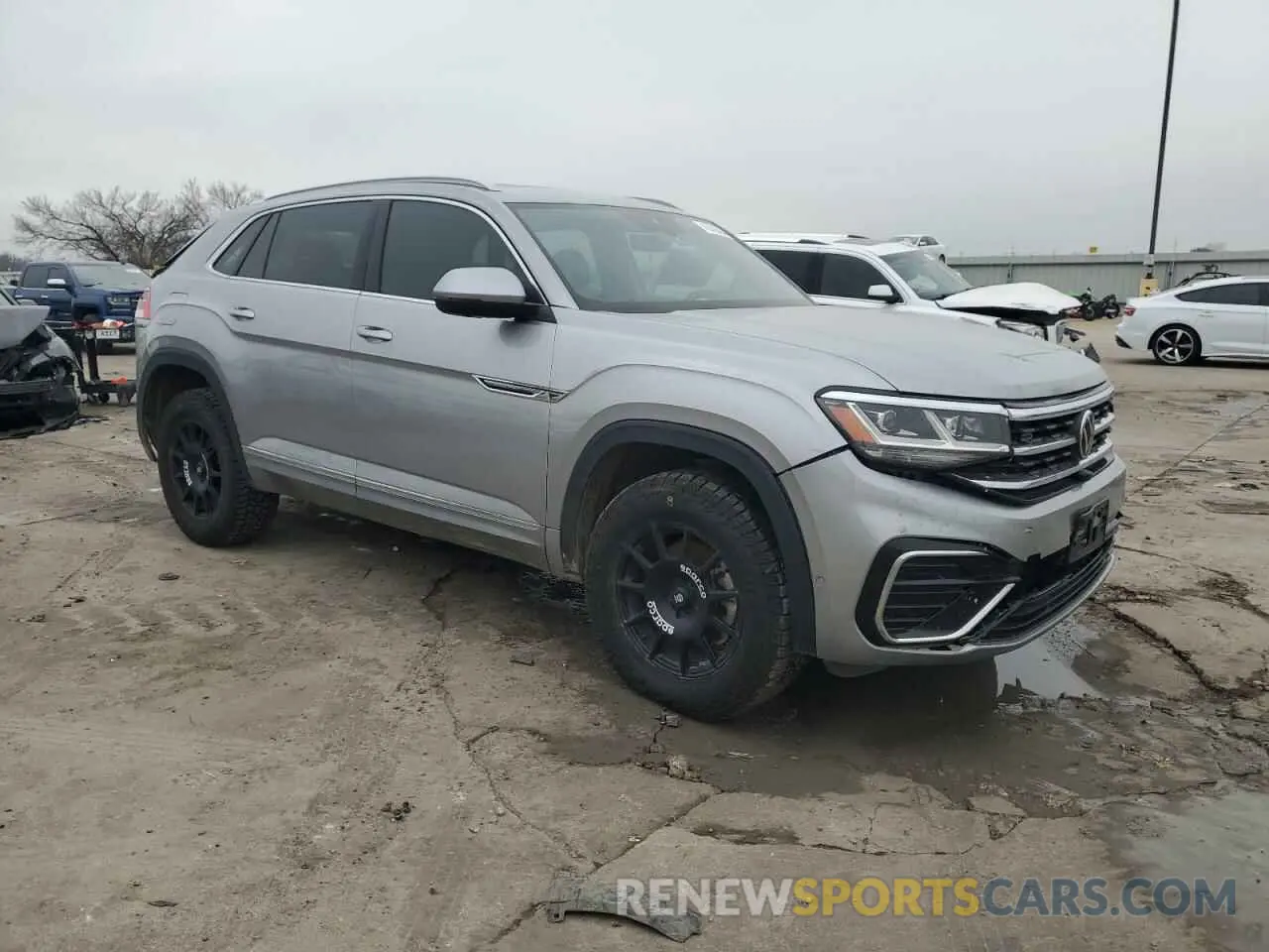 4 fotografías del automóvil dañado 1V2FE2CA9NC213092 VOLKSWAGEN ATLAS 2022