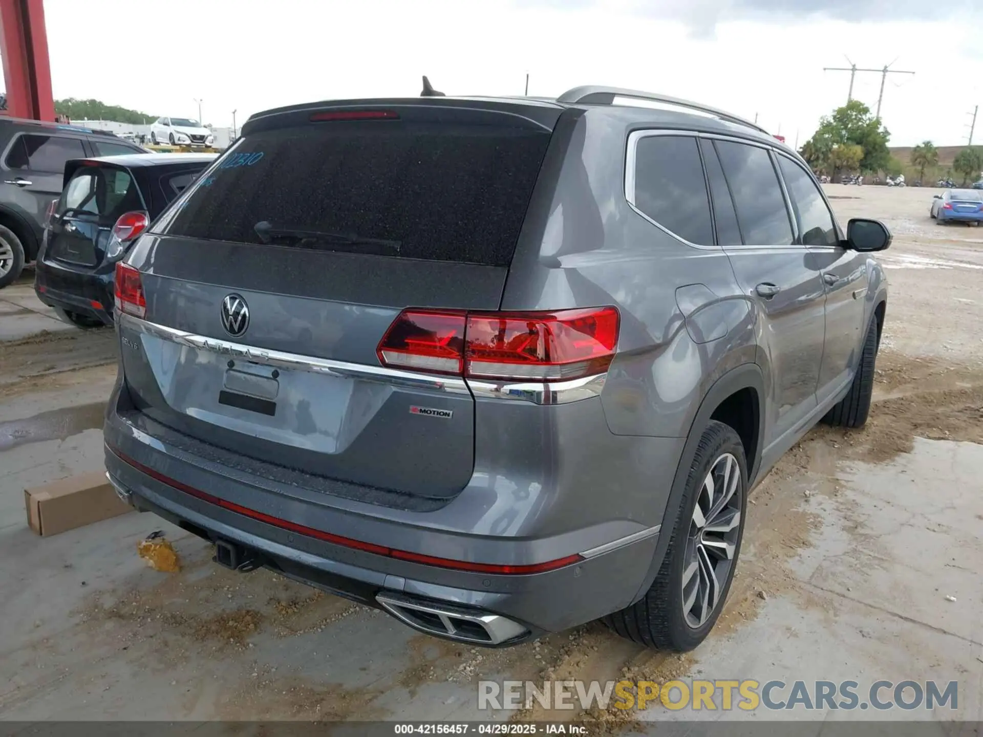 4 fotografías del automóvil dañado 1V2FR2CA0NC520056 VOLKSWAGEN ATLAS 2022