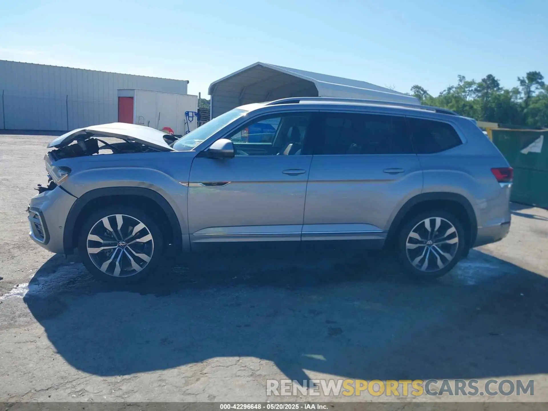 14 fotografías del automóvil dañado 1V2FR2CA0NC525483 VOLKSWAGEN ATLAS 2022
