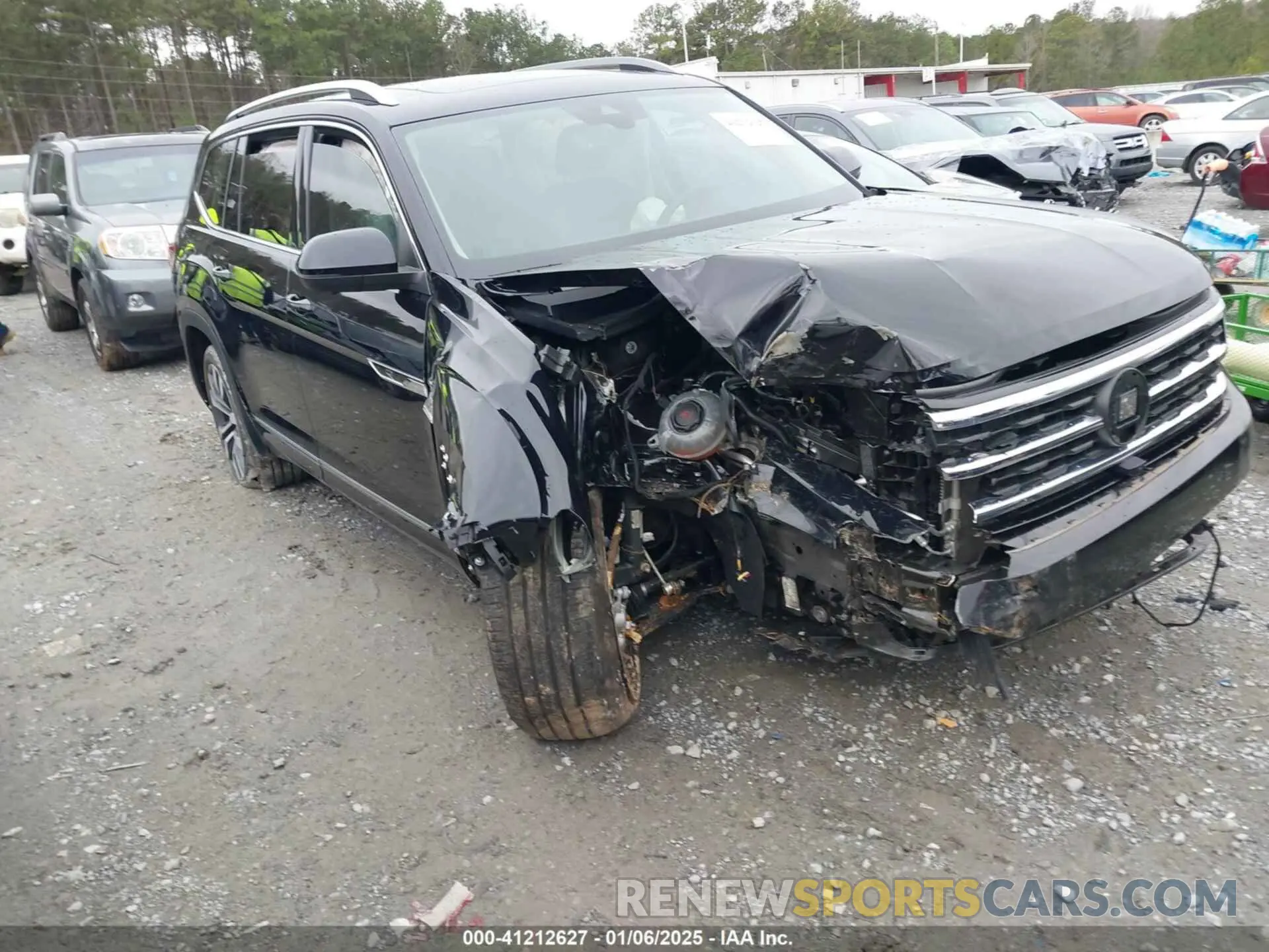 1 fotografías del automóvil dañado 1V2FR2CA0NC551128 VOLKSWAGEN ATLAS 2022