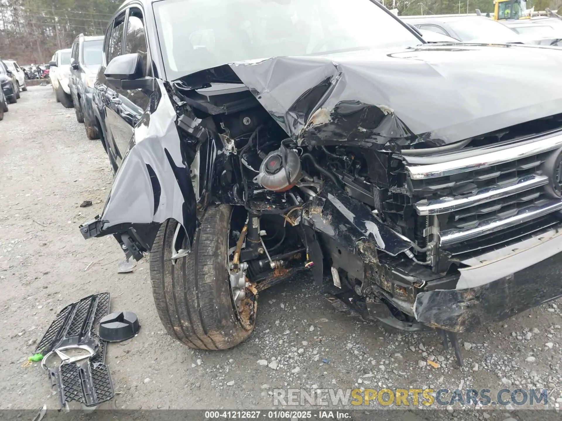 6 fotografías del automóvil dañado 1V2FR2CA0NC551128 VOLKSWAGEN ATLAS 2022