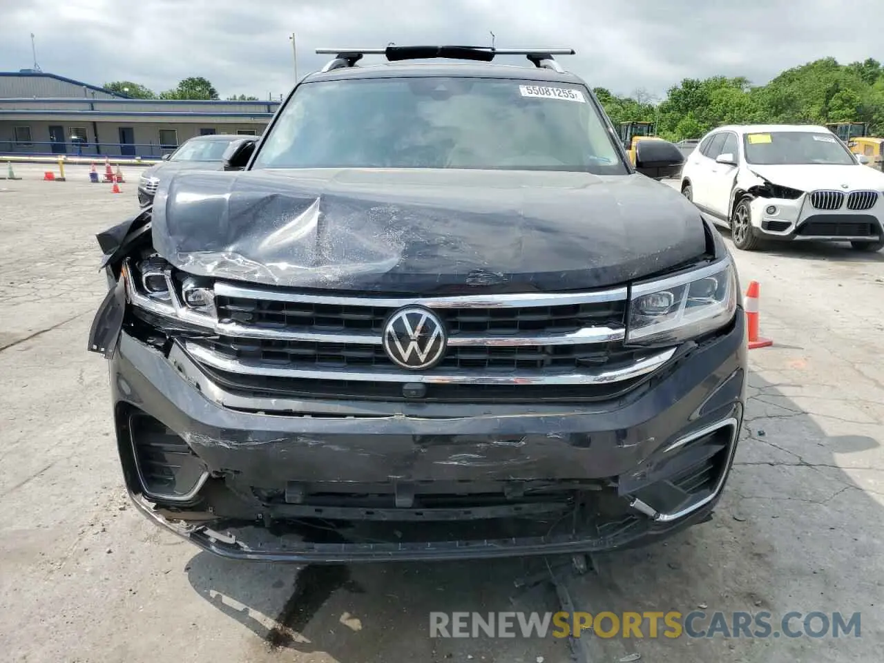 5 fotografías del automóvil dañado 1V2FR2CAXNC532621 VOLKSWAGEN ATLAS 2022