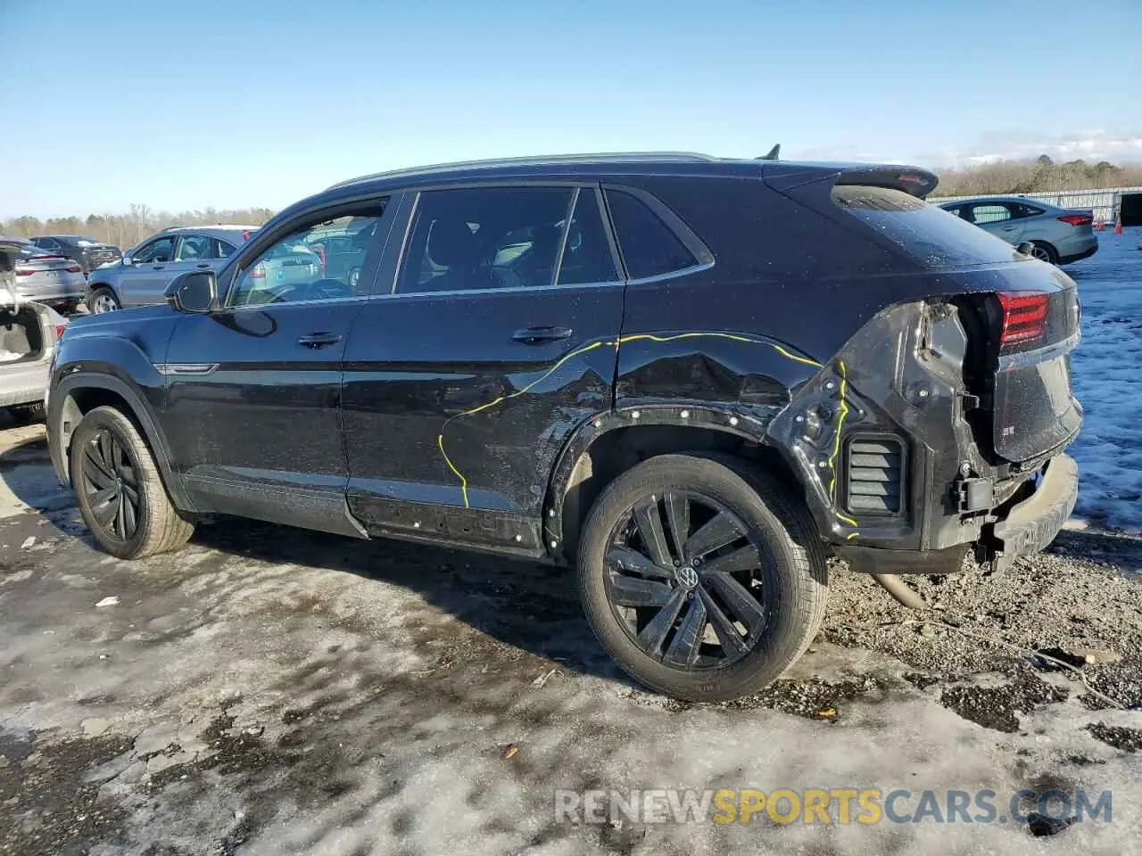 2 fotografías del automóvil dañado 1V2HC2CA2NC202224 VOLKSWAGEN ATLAS 2022