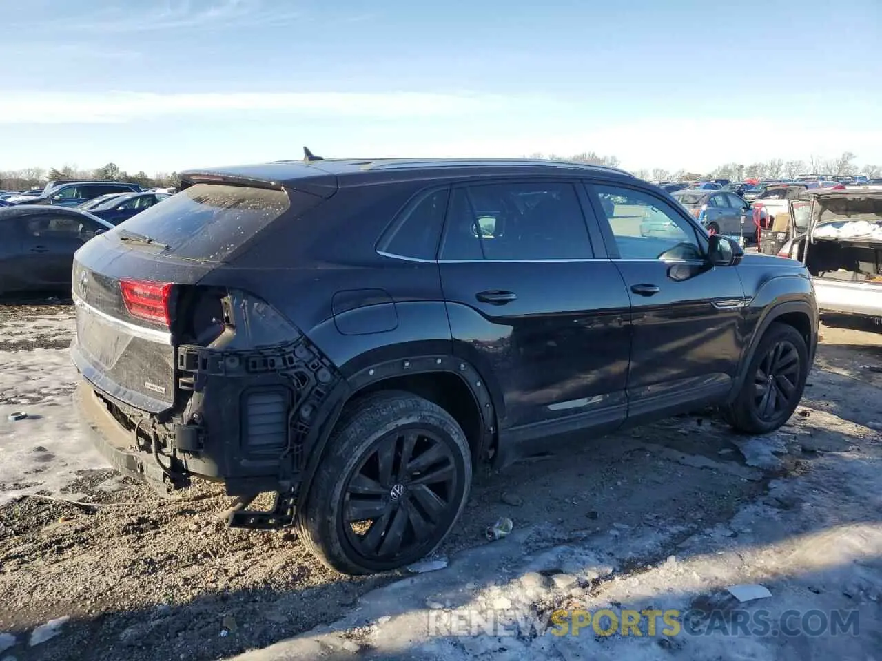 3 fotografías del automóvil dañado 1V2HC2CA2NC202224 VOLKSWAGEN ATLAS 2022