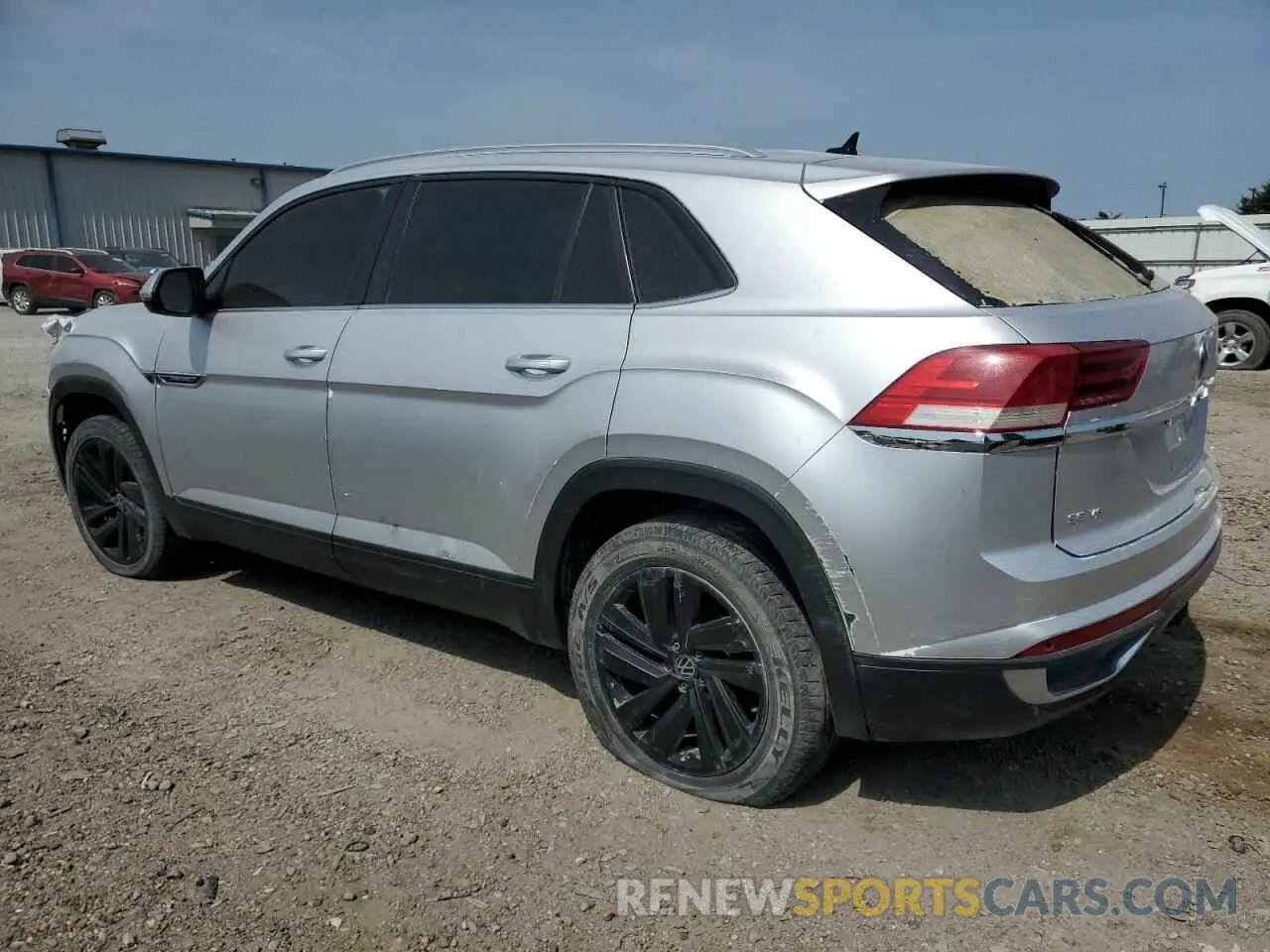 2 fotografías del automóvil dañado 1V2HE2CA1NC221308 VOLKSWAGEN ATLAS 2022