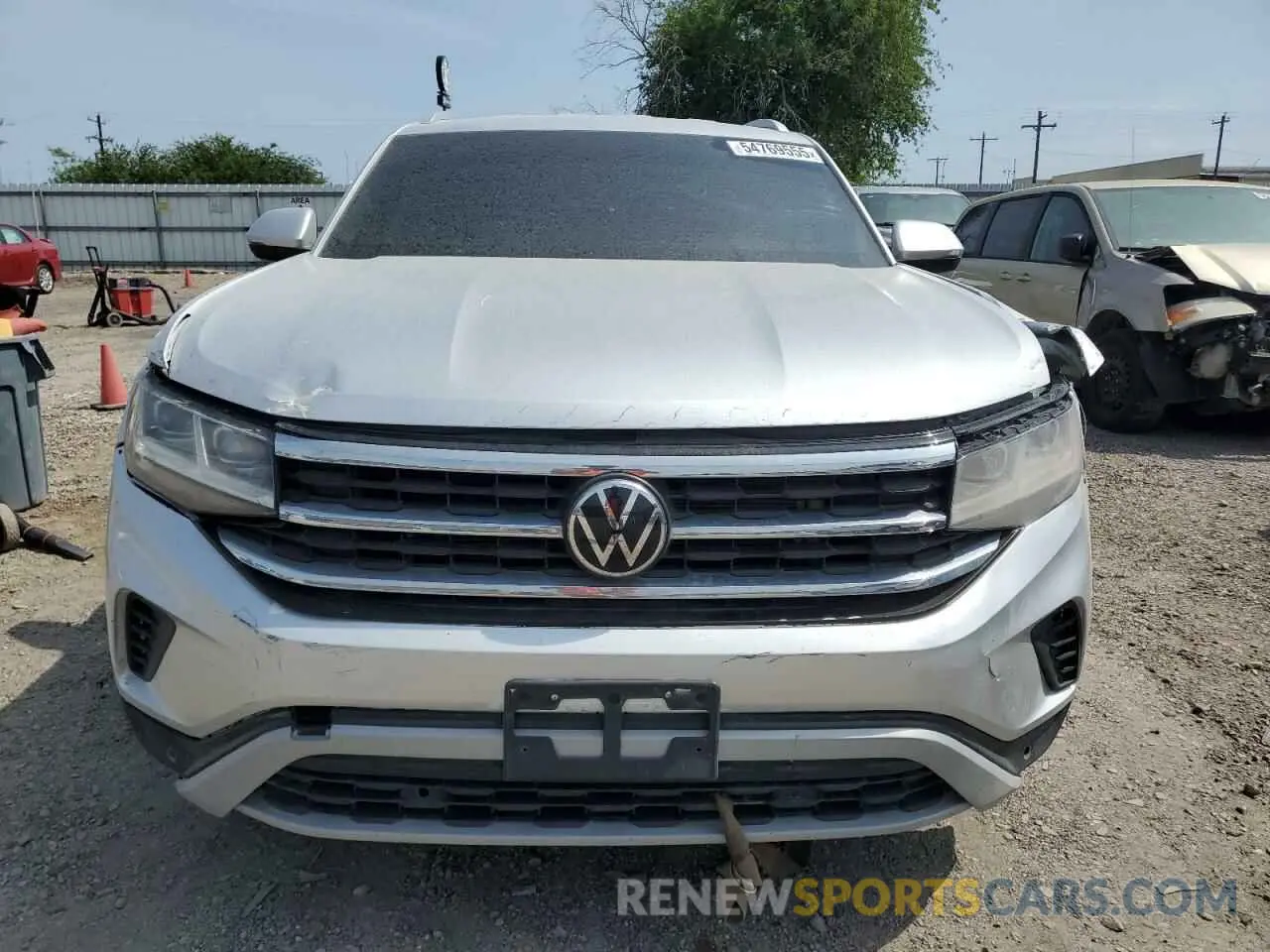 5 fotografías del automóvil dañado 1V2HE2CA1NC221308 VOLKSWAGEN ATLAS 2022