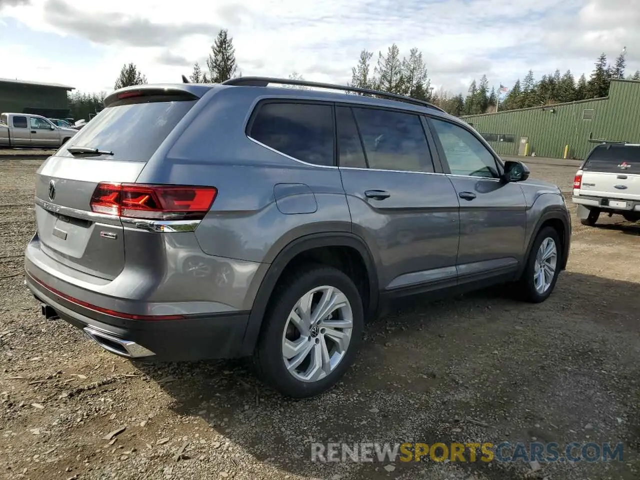 3 fotografías del automóvil dañado 1V2HR2CA9NC519819 VOLKSWAGEN ATLAS 2022