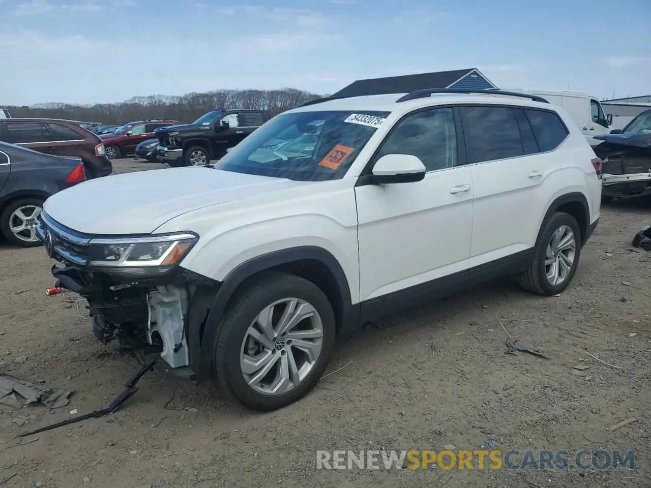 1 fotografías del automóvil dañado 1V2HR2CAXNC501023 VOLKSWAGEN ATLAS 2022