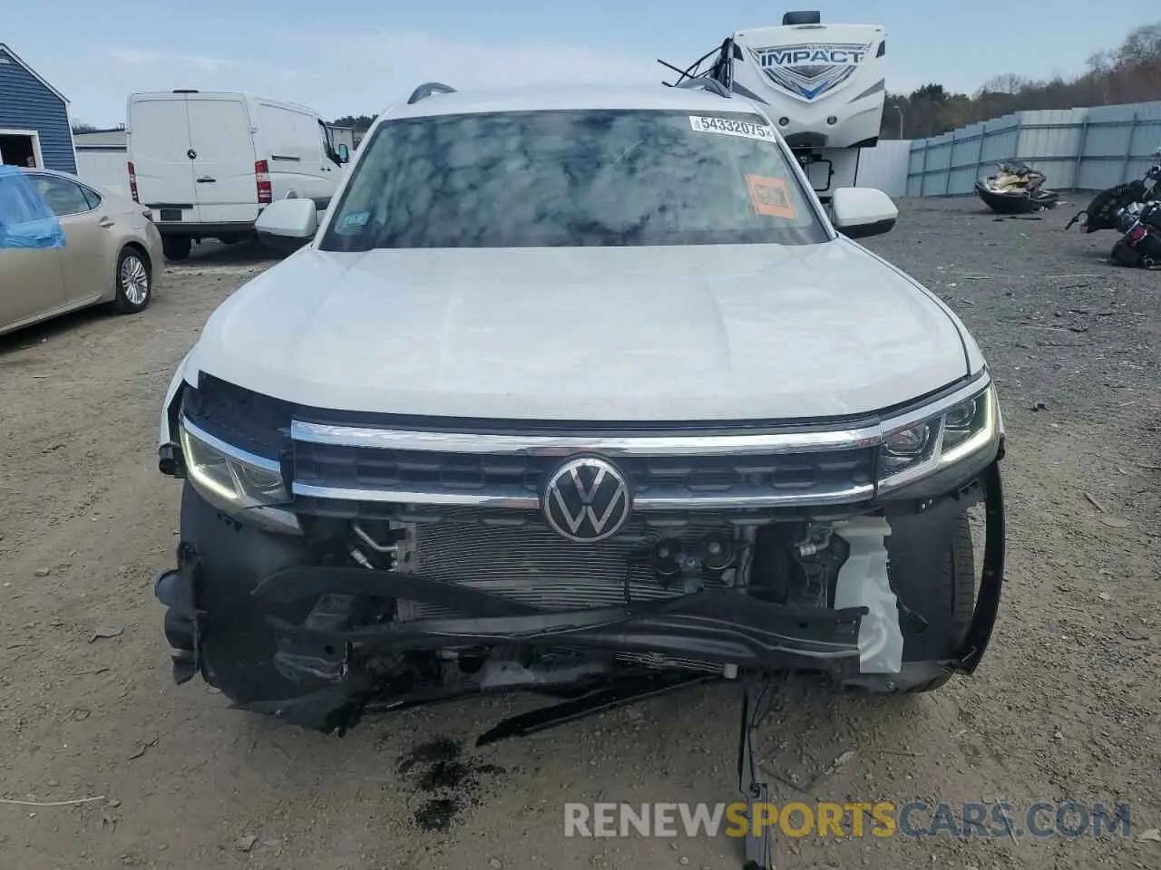 5 fotografías del automóvil dañado 1V2HR2CAXNC501023 VOLKSWAGEN ATLAS 2022