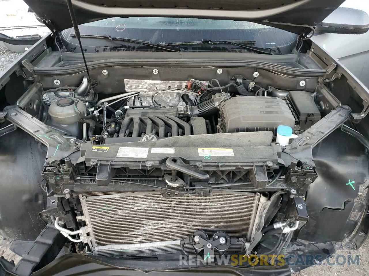 12 fotografías del automóvil dañado 1V2JE2CA8NC209285 VOLKSWAGEN ATLAS 2022