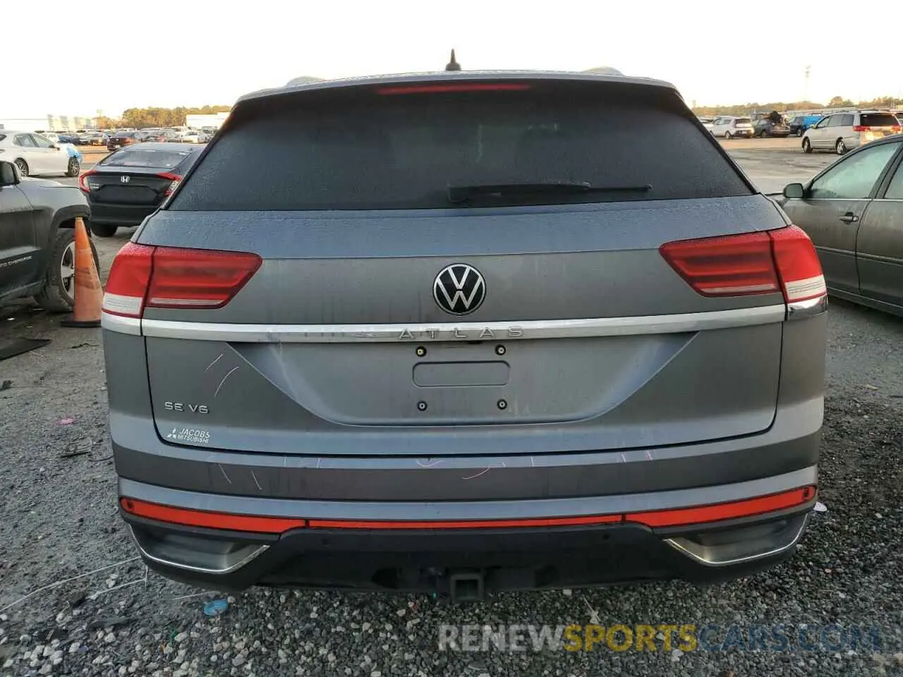 6 fotografías del automóvil dañado 1V2JE2CA8NC209285 VOLKSWAGEN ATLAS 2022
