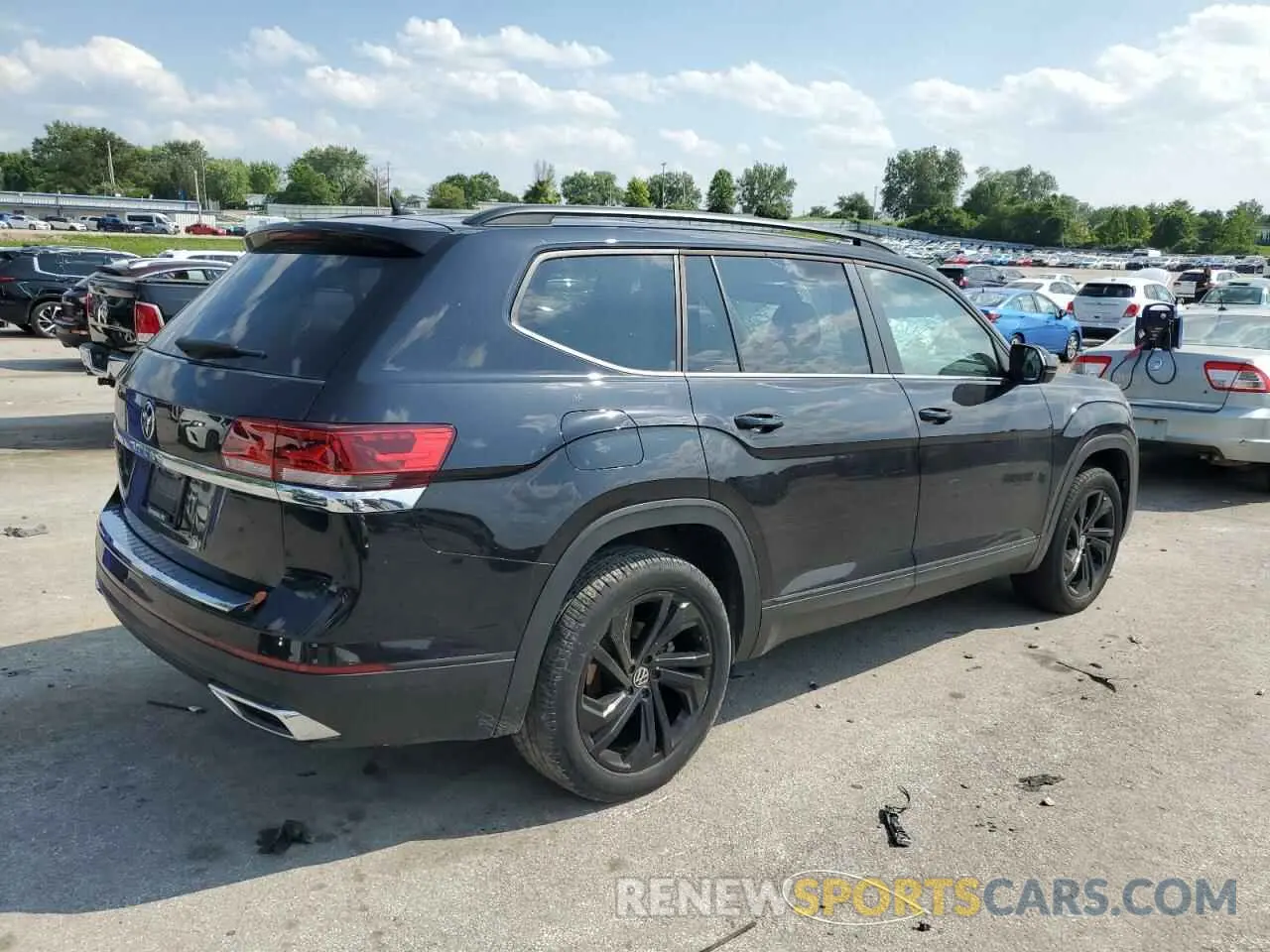 3 fotografías del automóvil dañado 1V2JP2CA5NC545521 VOLKSWAGEN ATLAS 2022