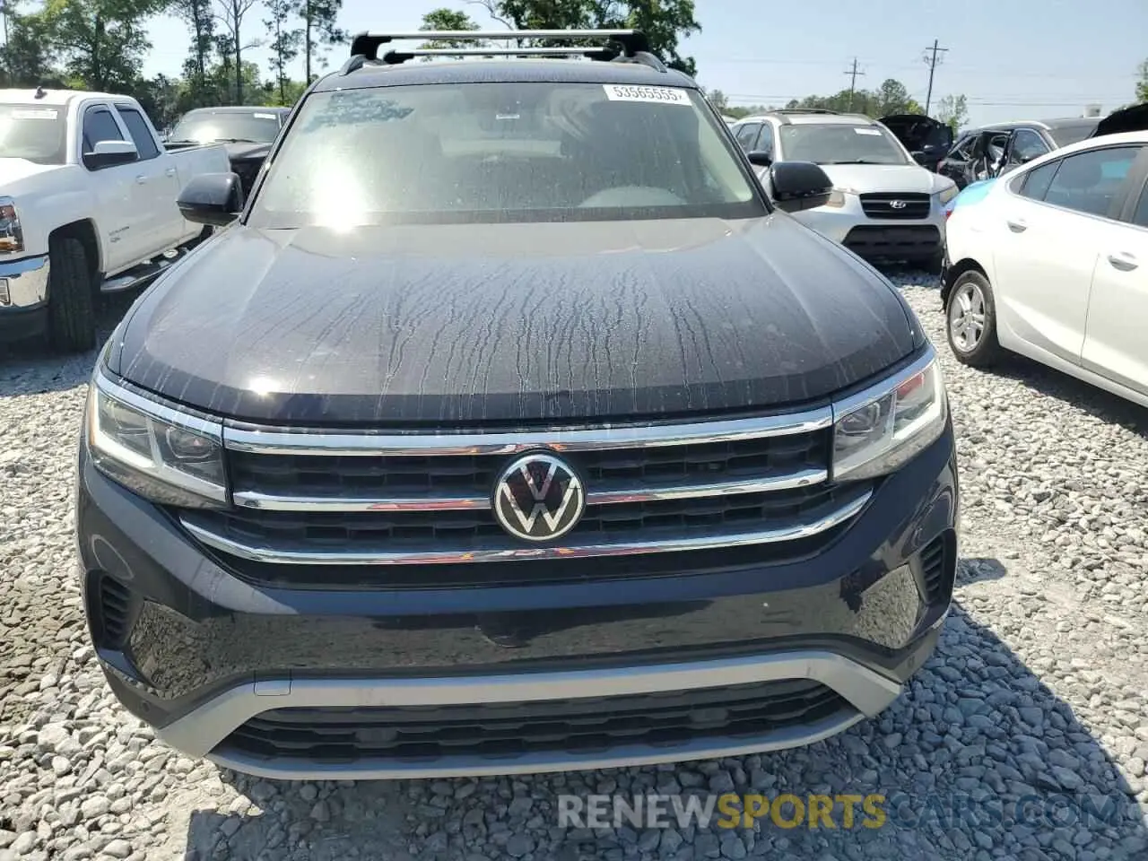 5 fotografías del automóvil dañado 1V2JR2CA0NC546229 VOLKSWAGEN ATLAS 2022