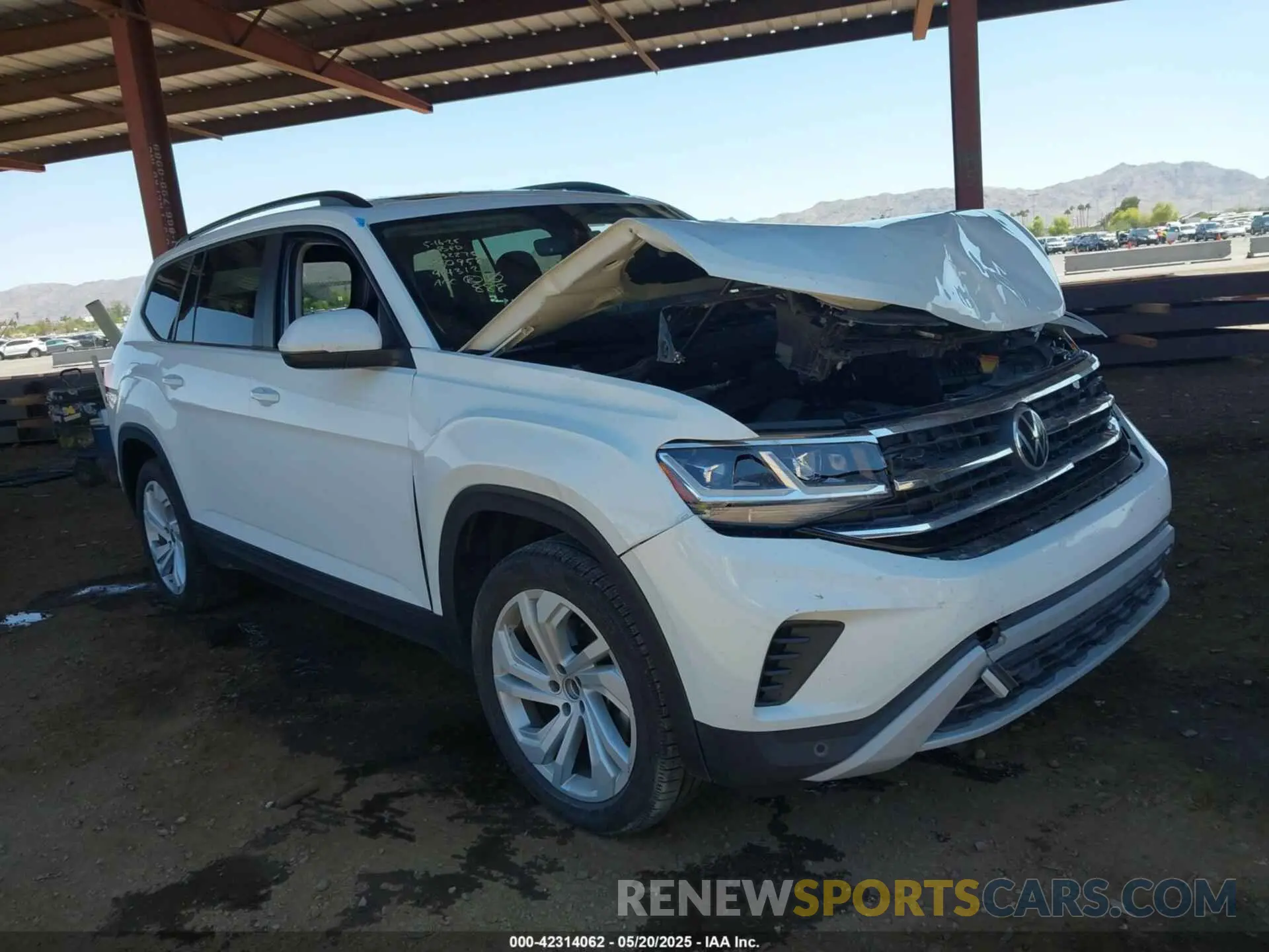 1 fotografías del automóvil dañado 1V2JR2CA0NC550958 VOLKSWAGEN ATLAS 2022