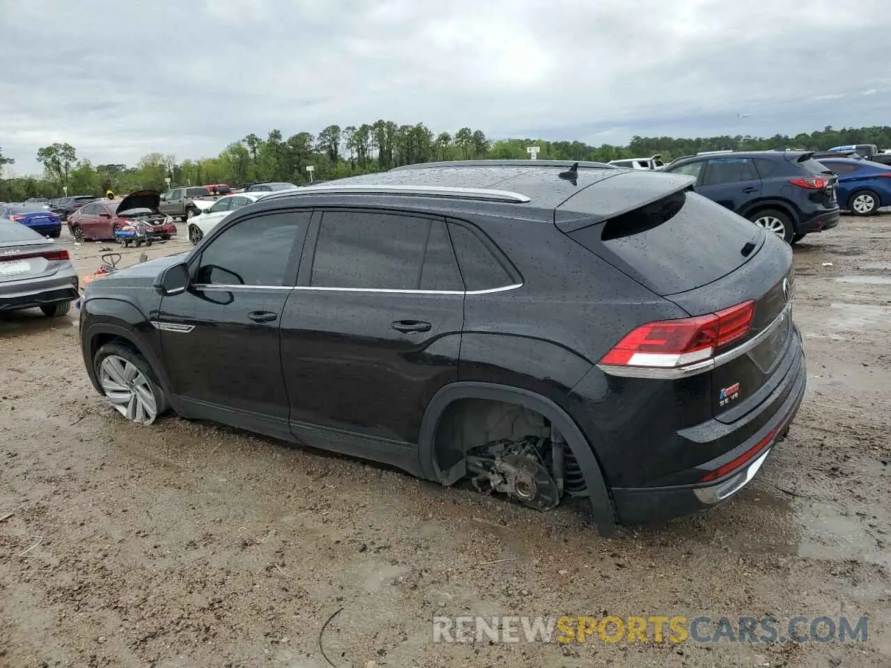 2 fotografías del automóvil dañado 1V2KE2CA8NC228780 VOLKSWAGEN ATLAS 2022