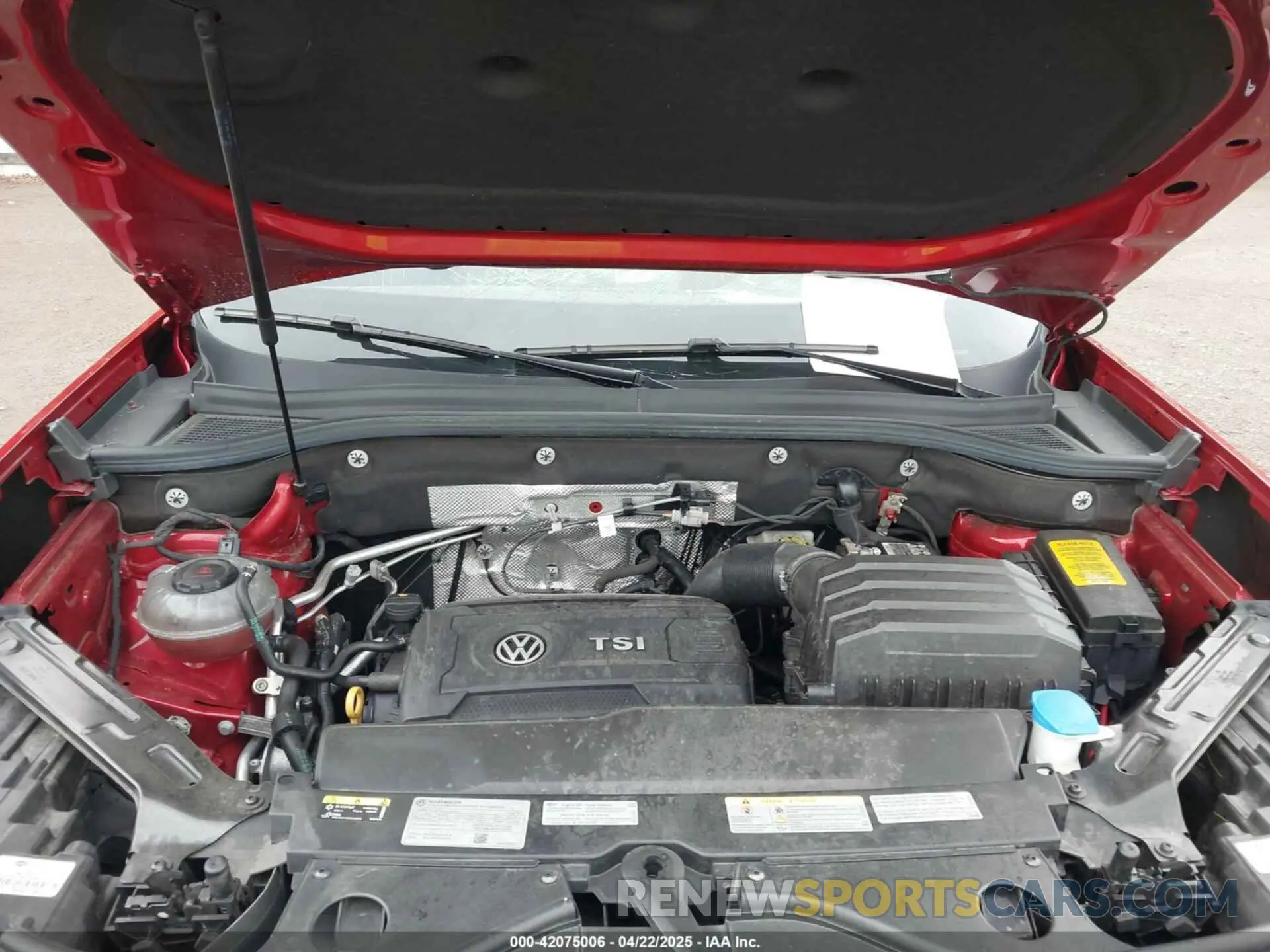 10 fotografías del automóvil dañado 1V2KP2CA0NC522555 VOLKSWAGEN ATLAS 2022