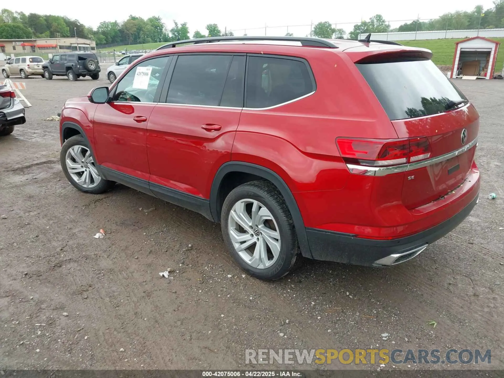 3 fotografías del automóvil dañado 1V2KP2CA0NC522555 VOLKSWAGEN ATLAS 2022