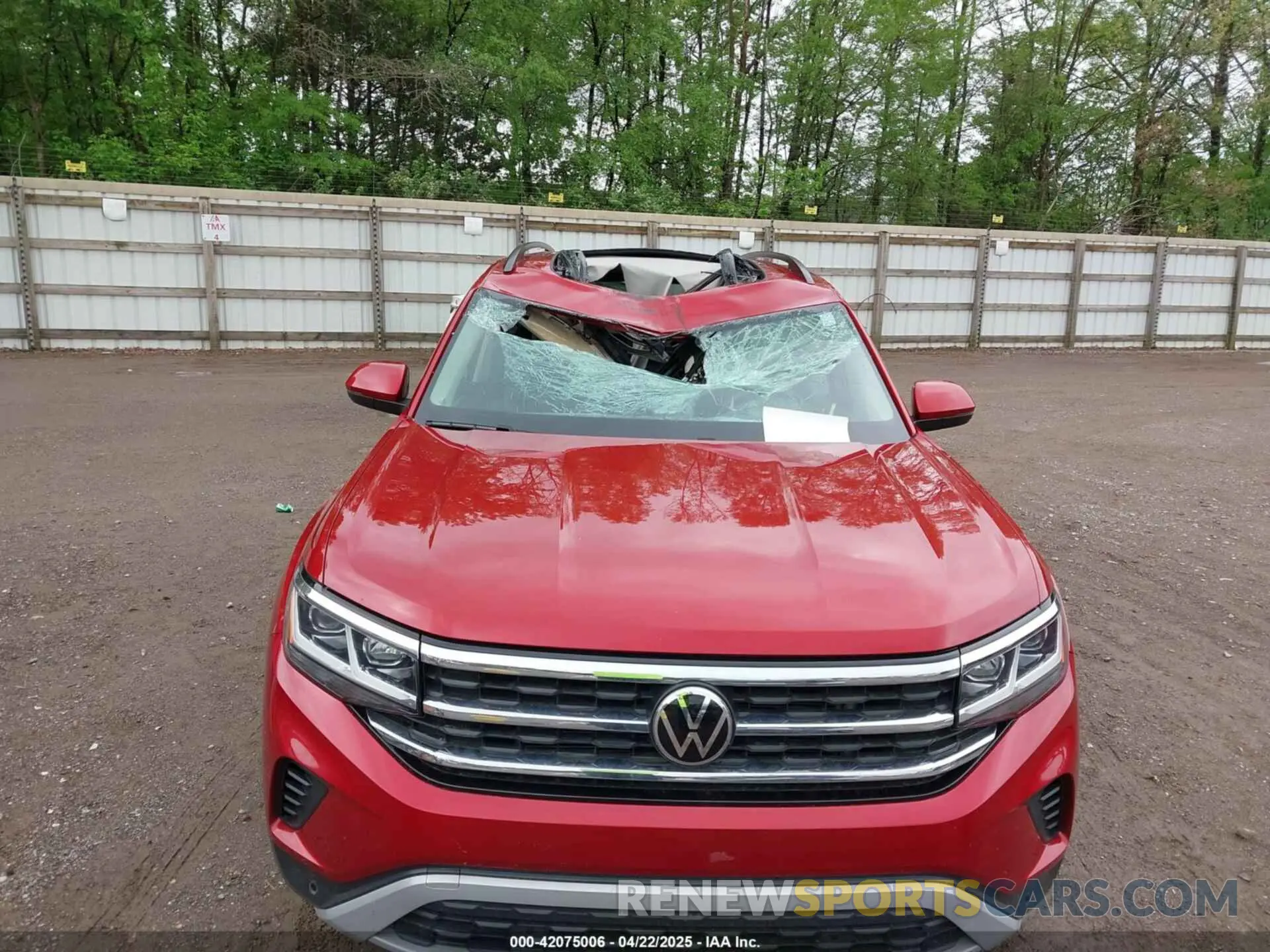 6 fotografías del automóvil dañado 1V2KP2CA0NC522555 VOLKSWAGEN ATLAS 2022