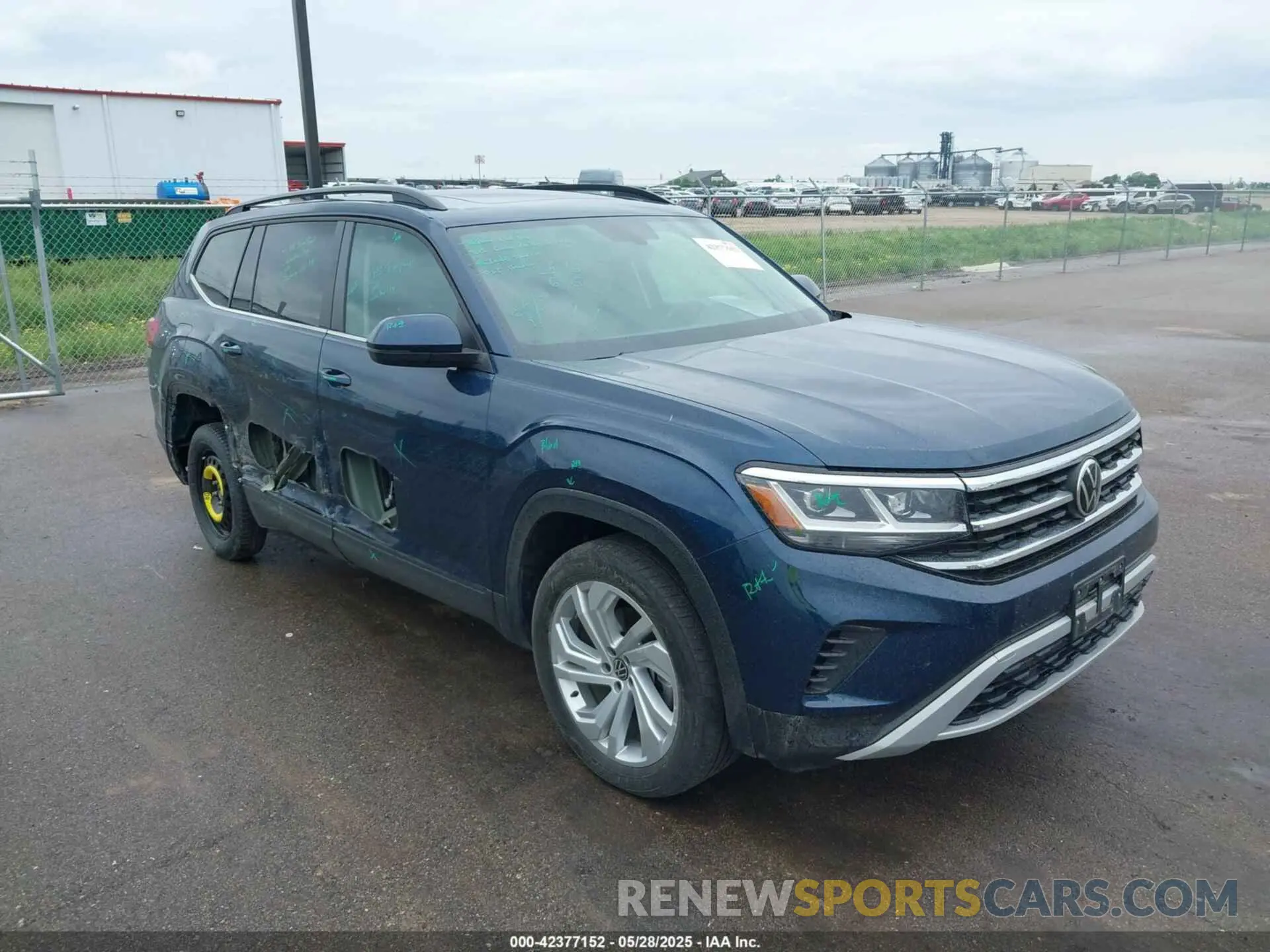 1 fotografías del automóvil dañado 1V2KR2CA0NC507709 VOLKSWAGEN ATLAS 2022