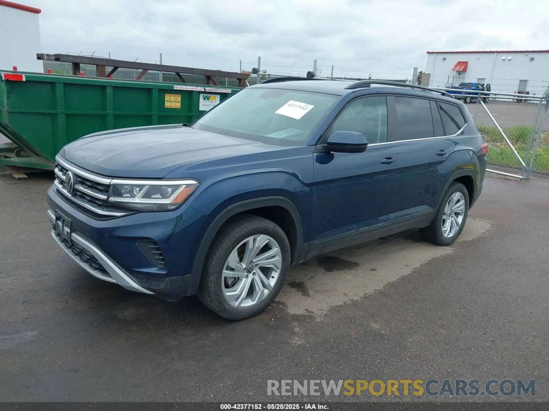 2 fotografías del automóvil dañado 1V2KR2CA0NC507709 VOLKSWAGEN ATLAS 2022