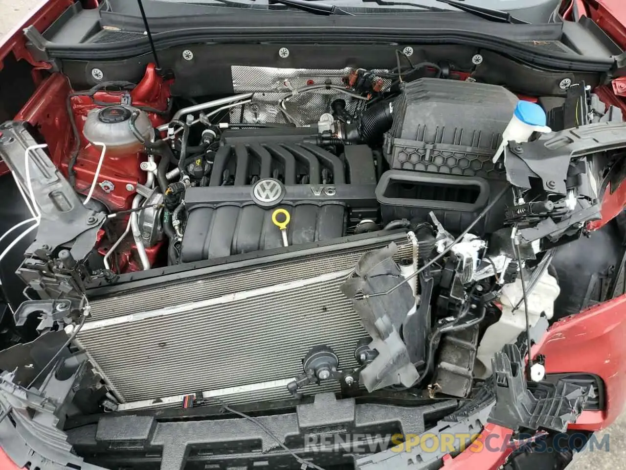 12 fotografías del automóvil dañado 1V2KR2CA1NC553632 VOLKSWAGEN ATLAS 2022