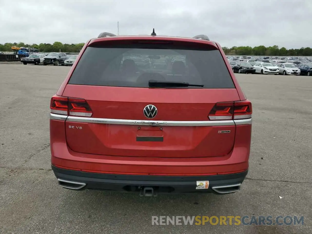 6 fotografías del automóvil dañado 1V2KR2CA1NC553632 VOLKSWAGEN ATLAS 2022