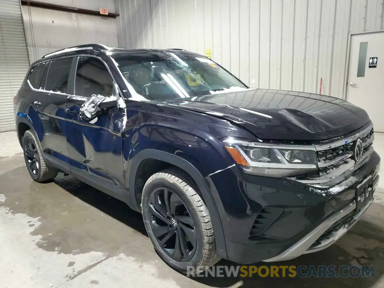4 fotografías del automóvil dañado 1V2KR2CA1NC554876 VOLKSWAGEN ATLAS 2022